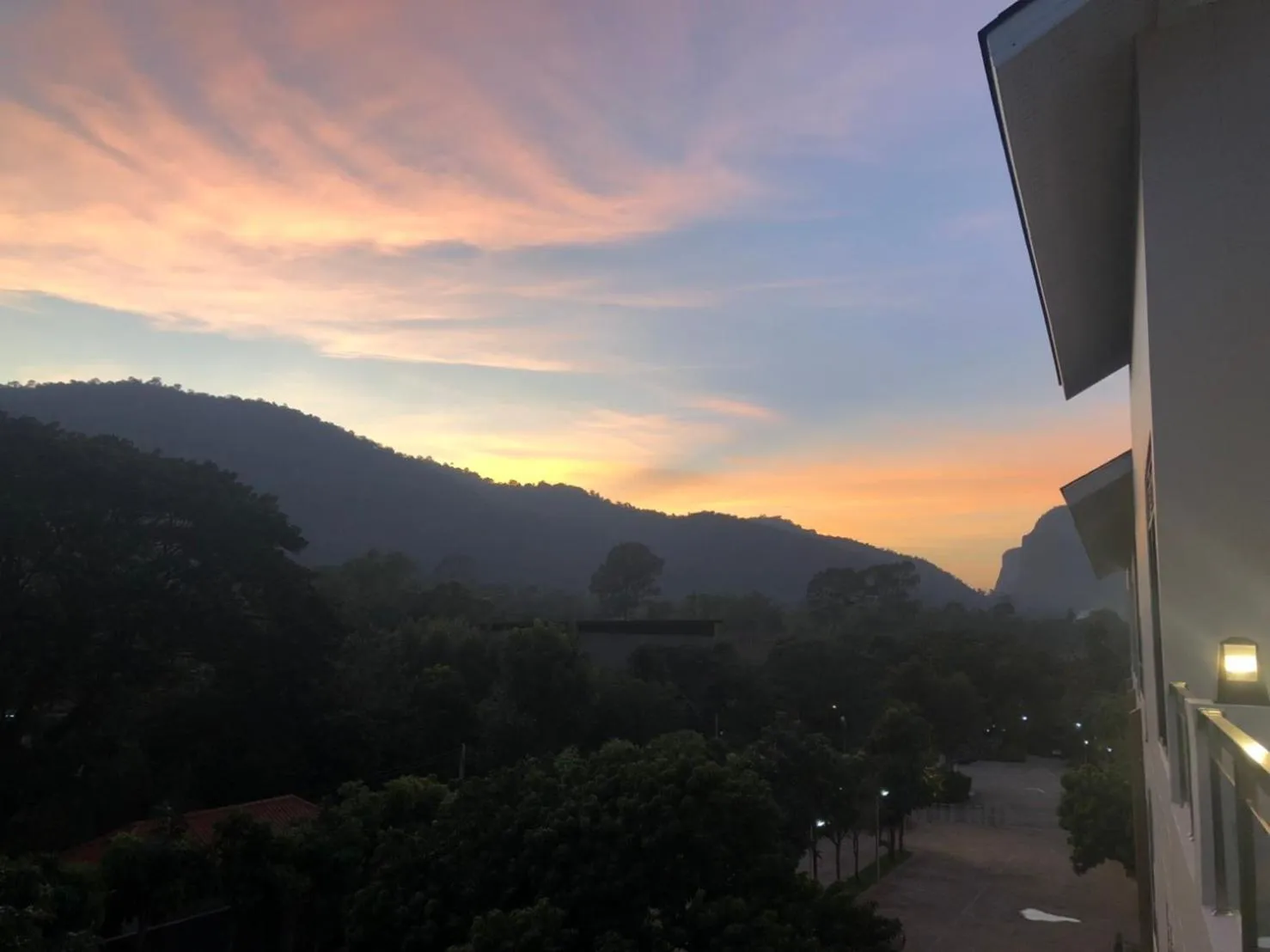 Sunset in Ozone Hotel Khao Yai