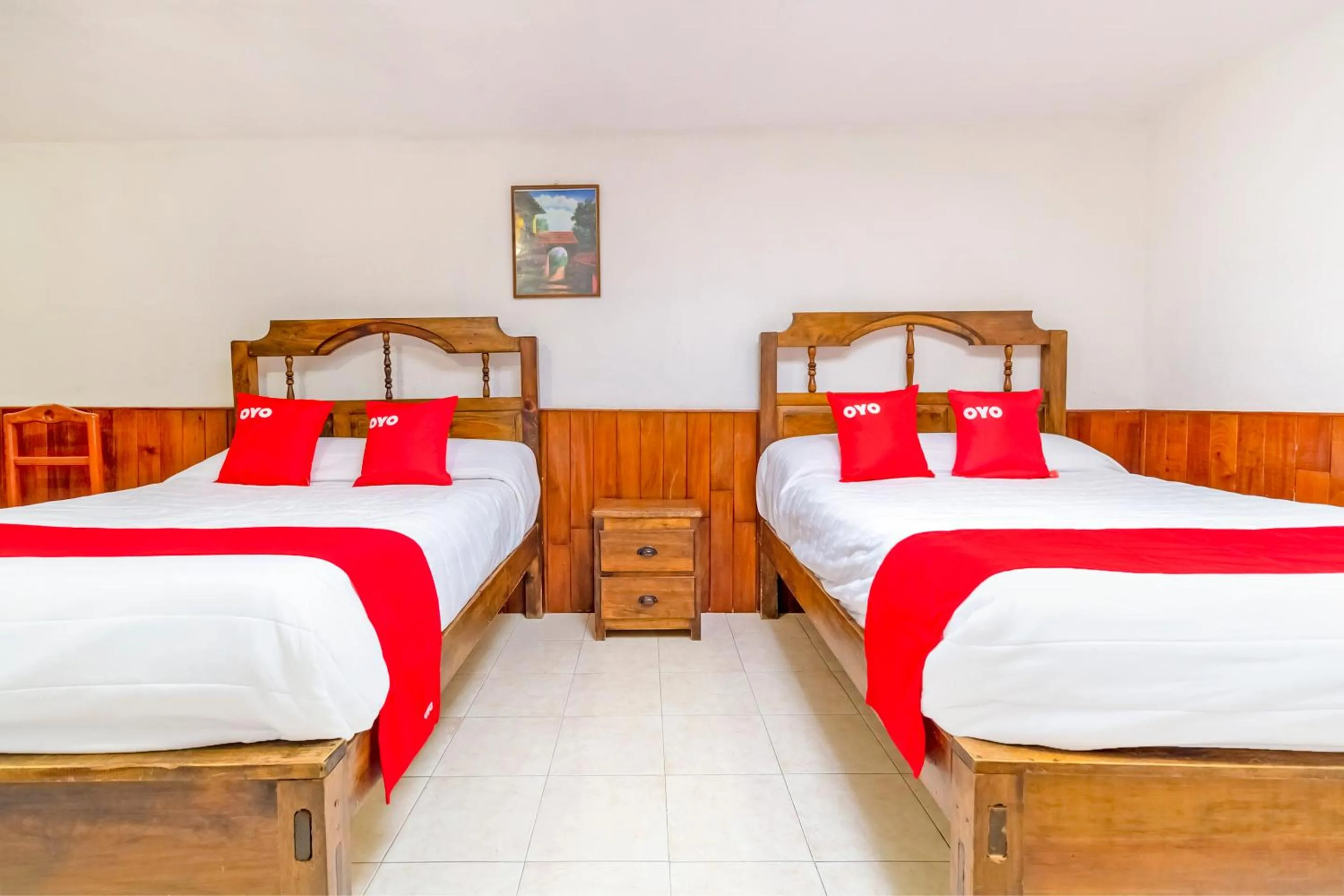 Bedroom, Bed in OYO Hotel Las Nubes,Mercado de Dulces y Artesanias Ambar