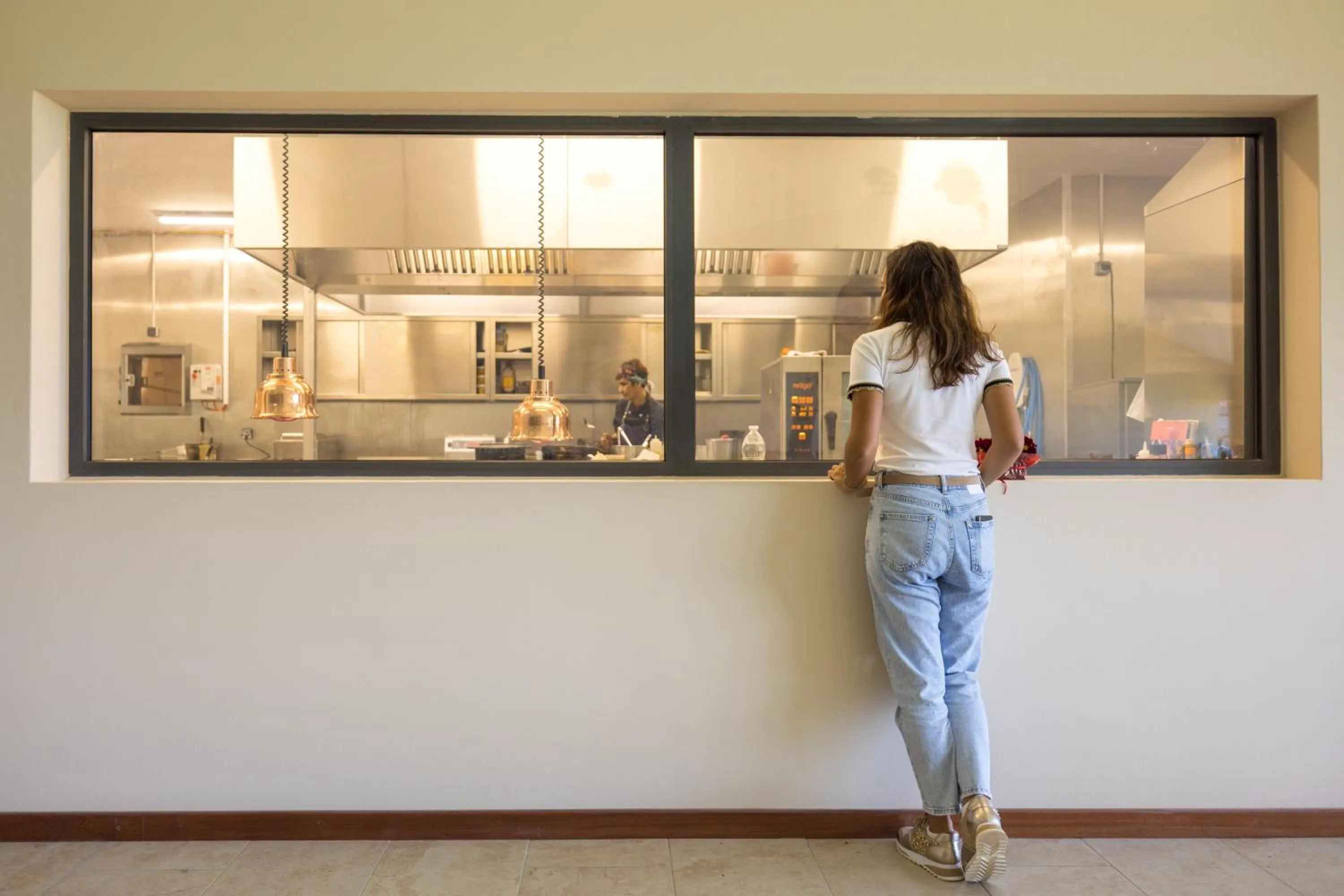 Communal kitchen in Les Géraniums