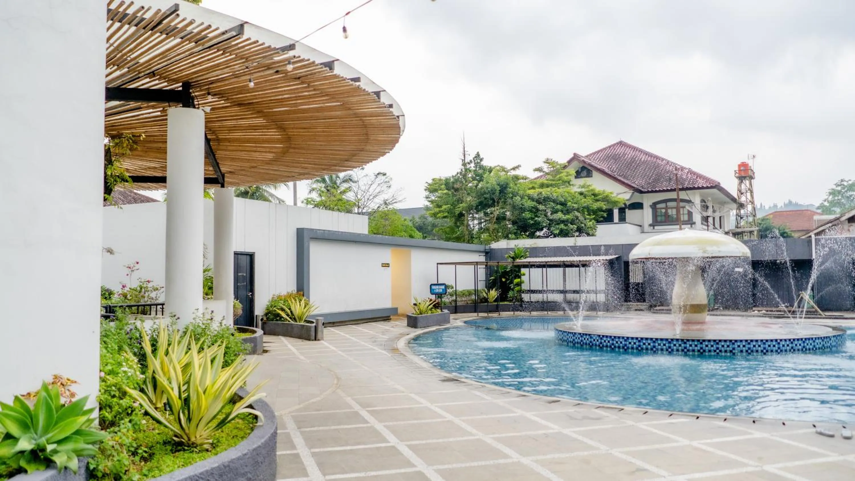 Pool view in HOTEL & WISMA BINTANG JADAYAT