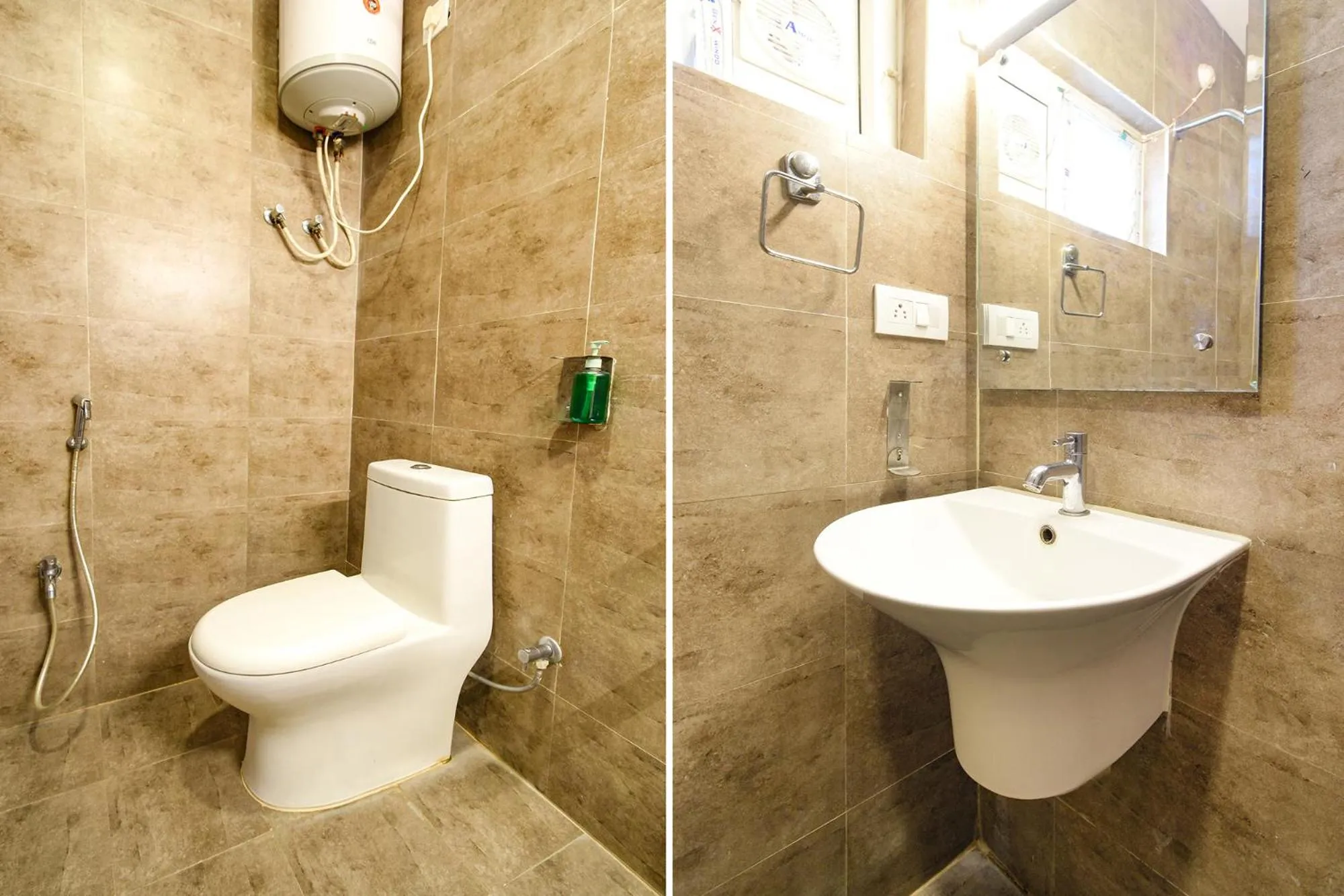 Bathroom in Fabhotel Cinco Primera Nr LV Prasad, Banjara Hills