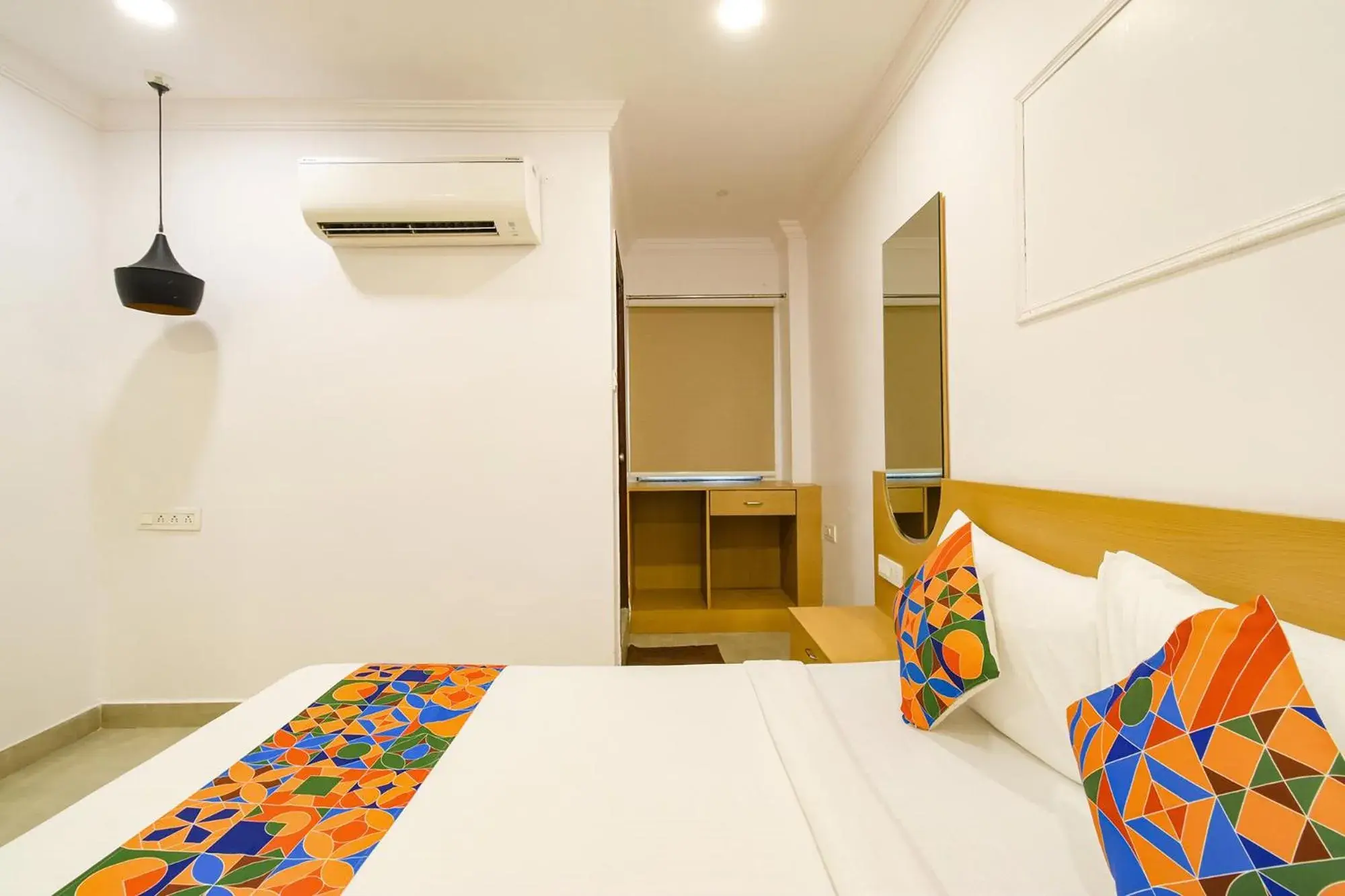 Bed in Fabhotel Cinco Primera Nr LV Prasad, Banjara Hills Bed in Fabhotel Cinco Primera Nr LV Prasad, Banjara Hills