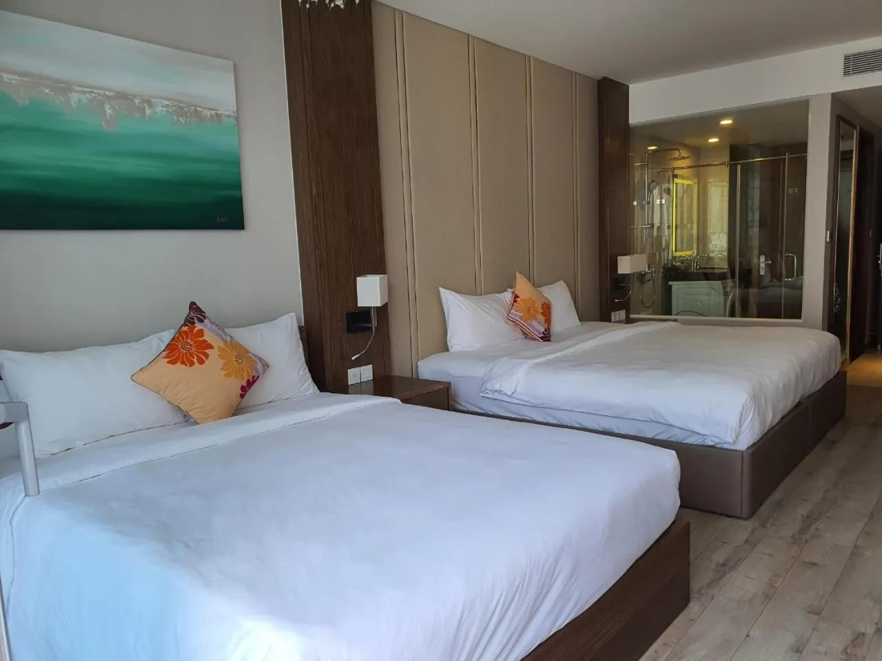 Bed in Handy Panorama Nha Trang Condotel