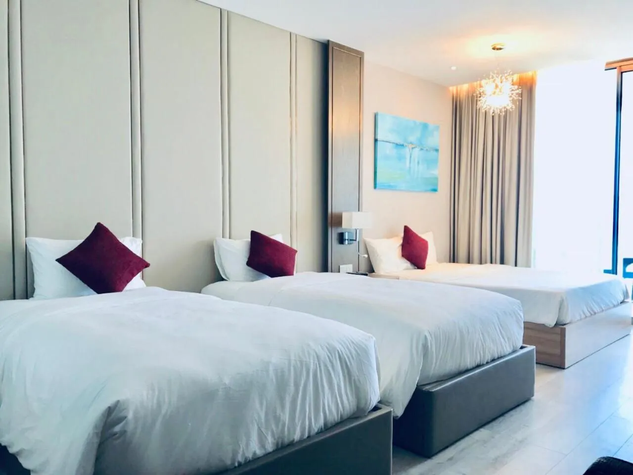 Bed in Handy Panorama Nha Trang Condotel