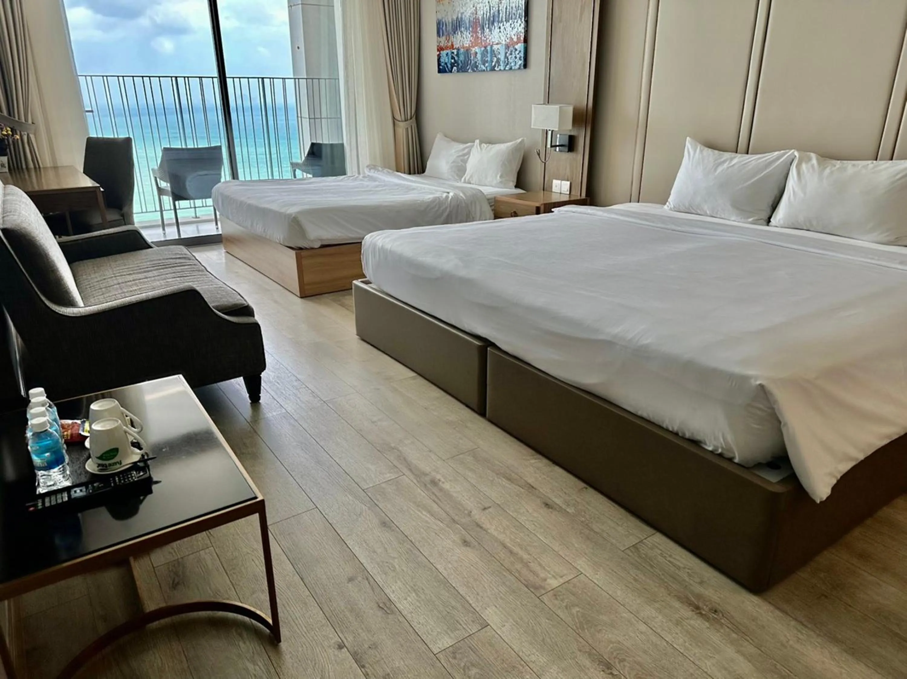 Bed in Handy Panorama Nha Trang Condotel