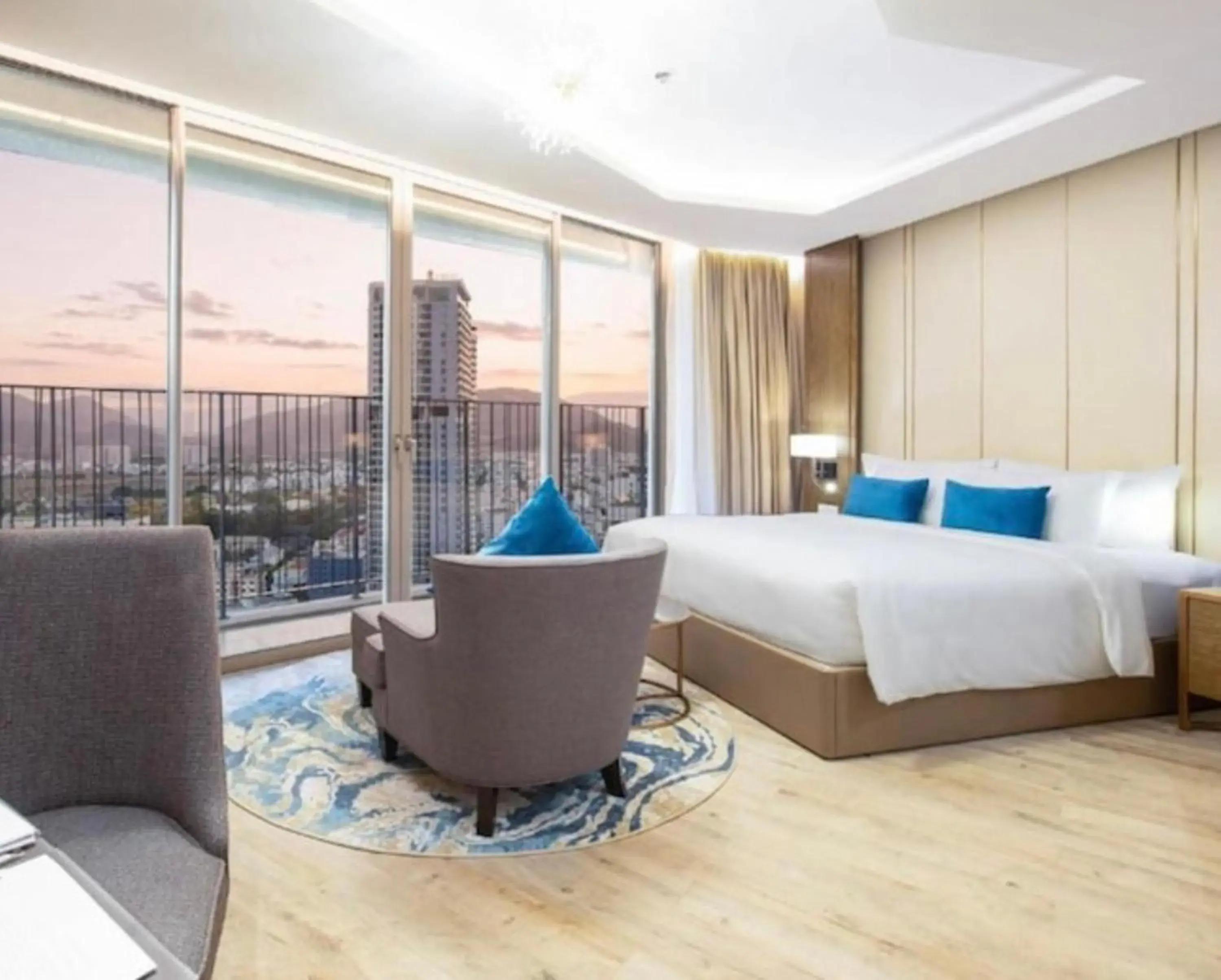 Deluxe Double Room with Side Sea View in Handy Panorama Nha Trang Condotel Deluxe Double Room with Side Sea View in Handy Panorama Nha Trang Condotel