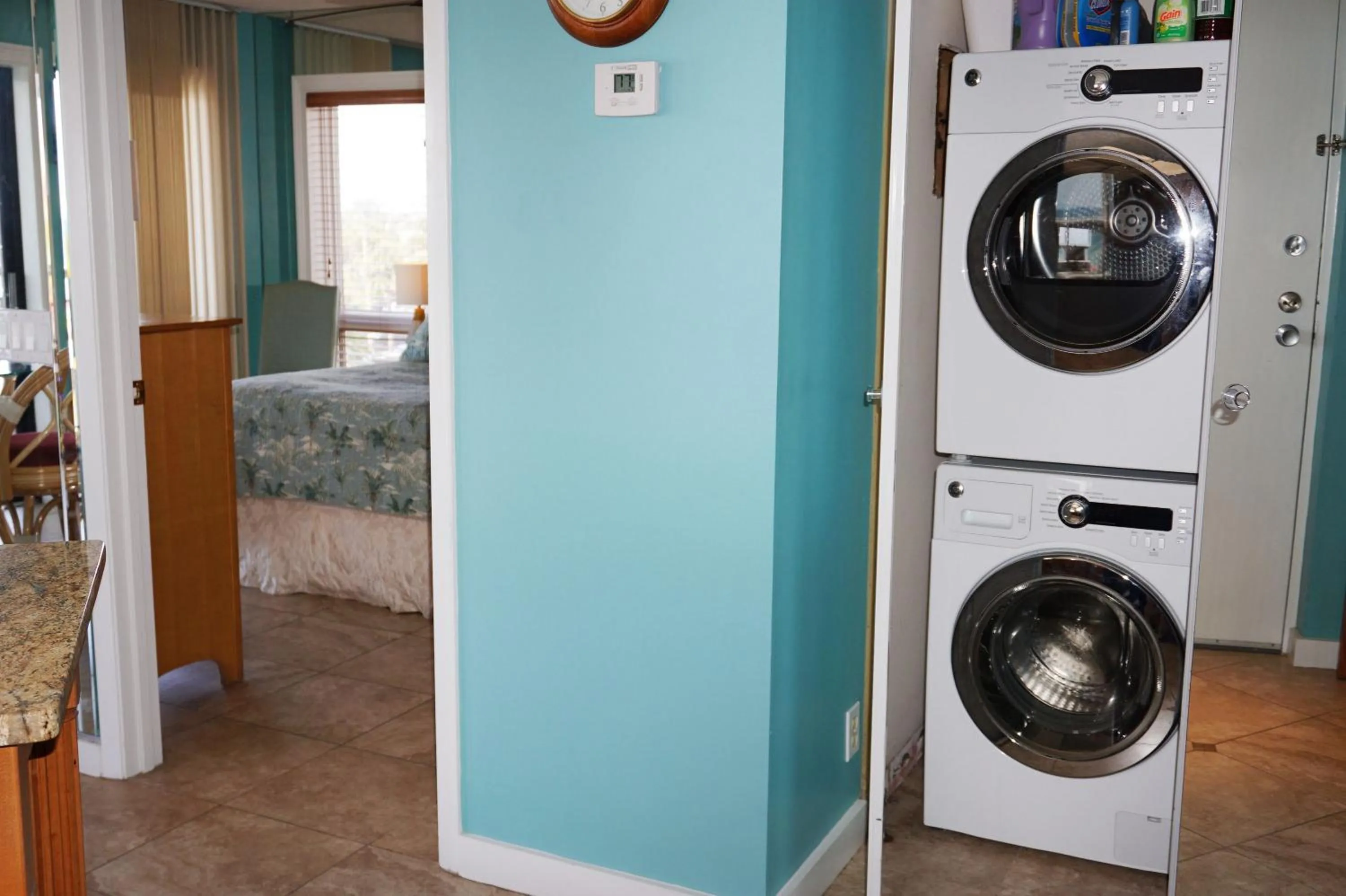 washing machine in Gulf Strand Resort by Travel Resort Services