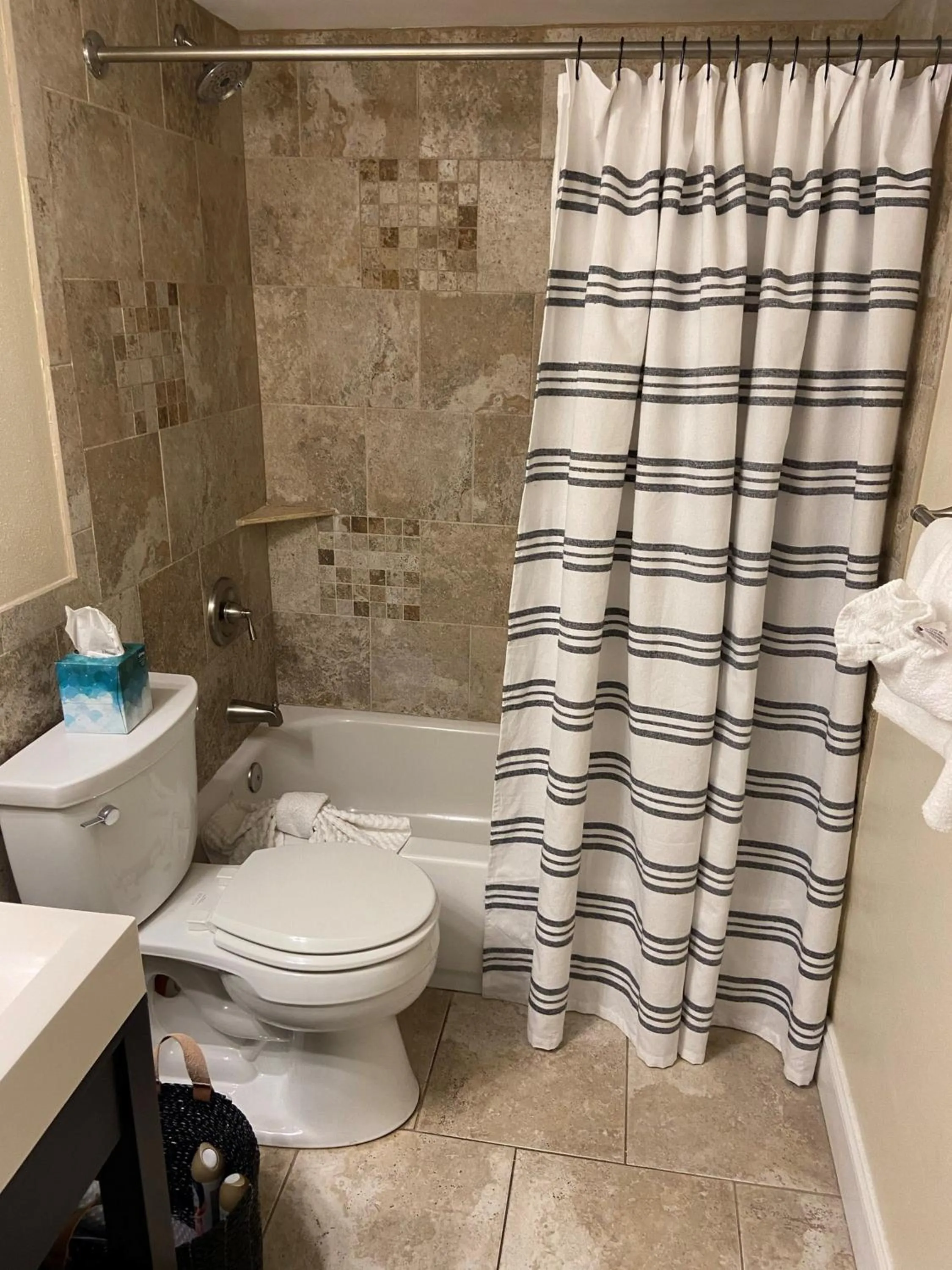 Bathroom in Gulf Strand Resort by Travel Resort Services