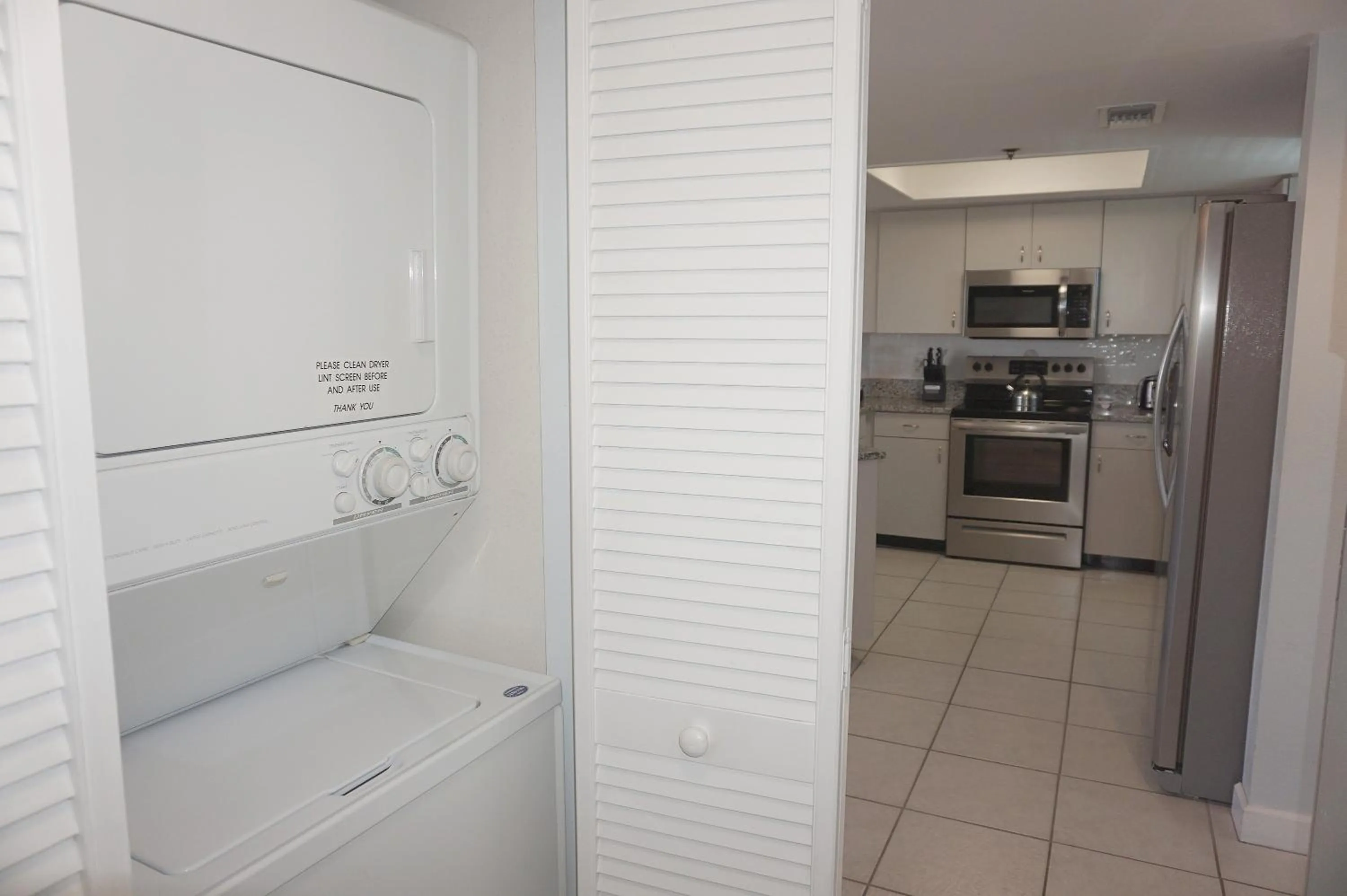 washing machine in Gulf Strand Resort by Travel Resort Services