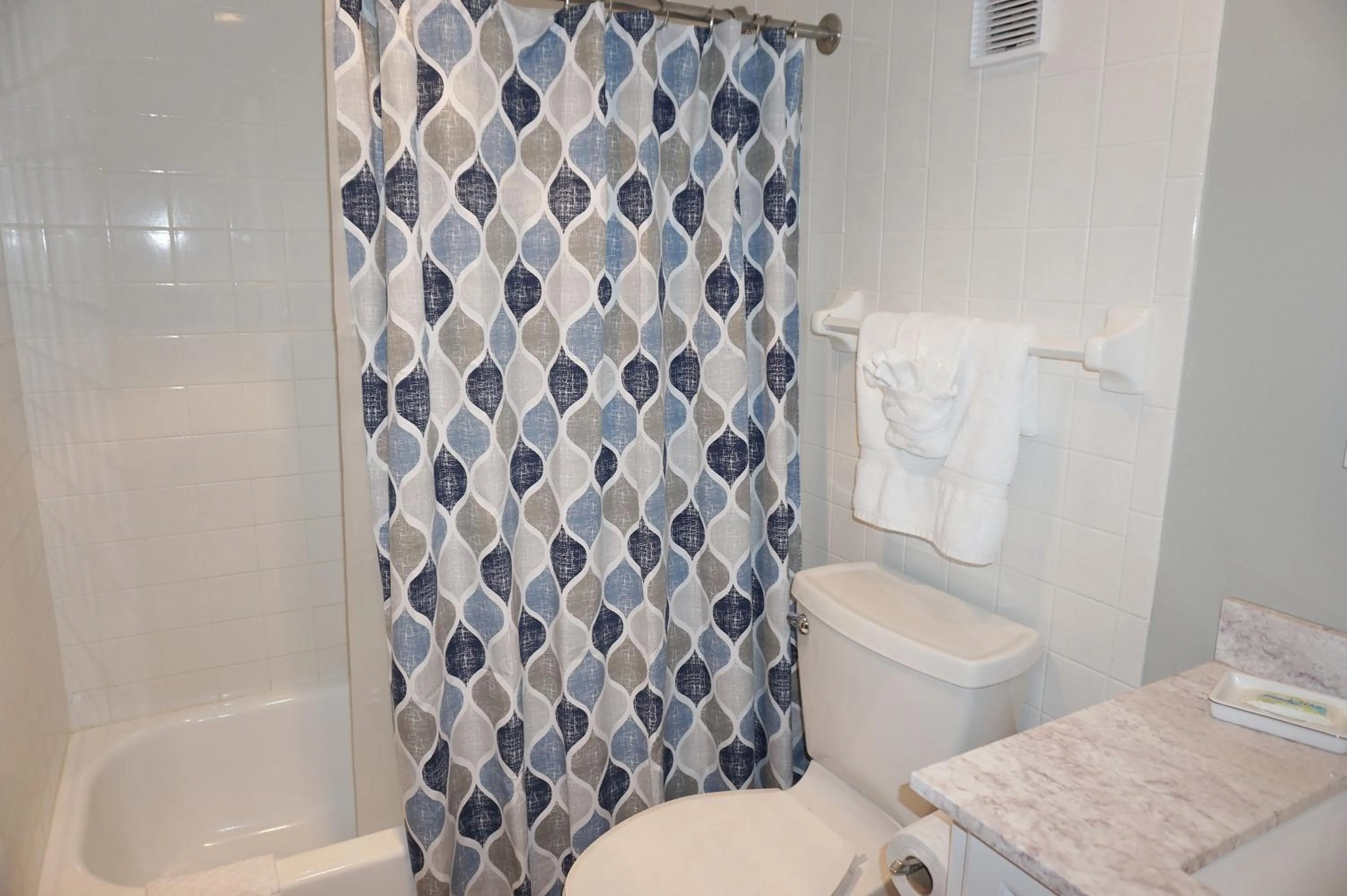 Bathroom in Gulf Strand Resort by Travel Resort Services