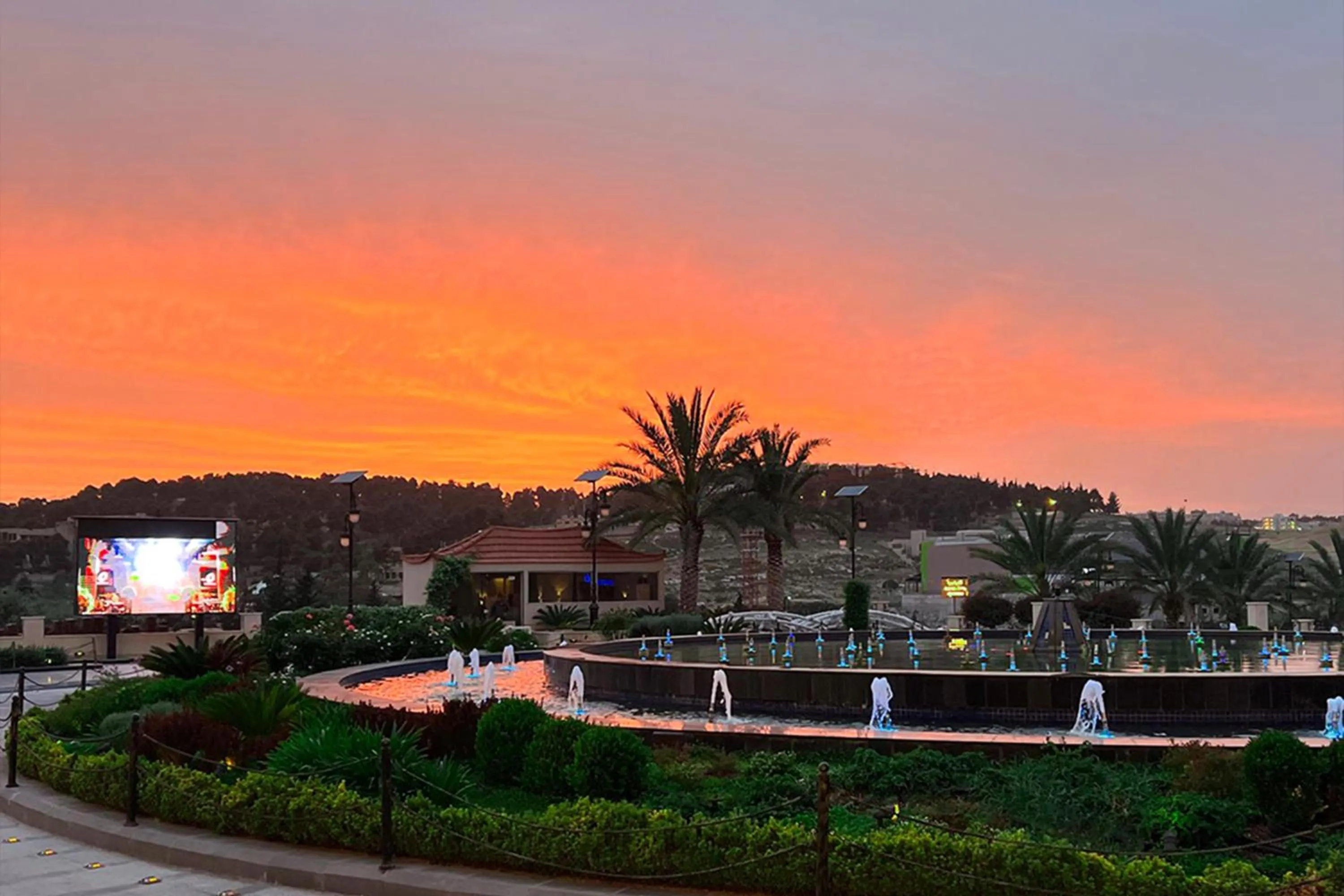 Garden in Opal Hotel Amman