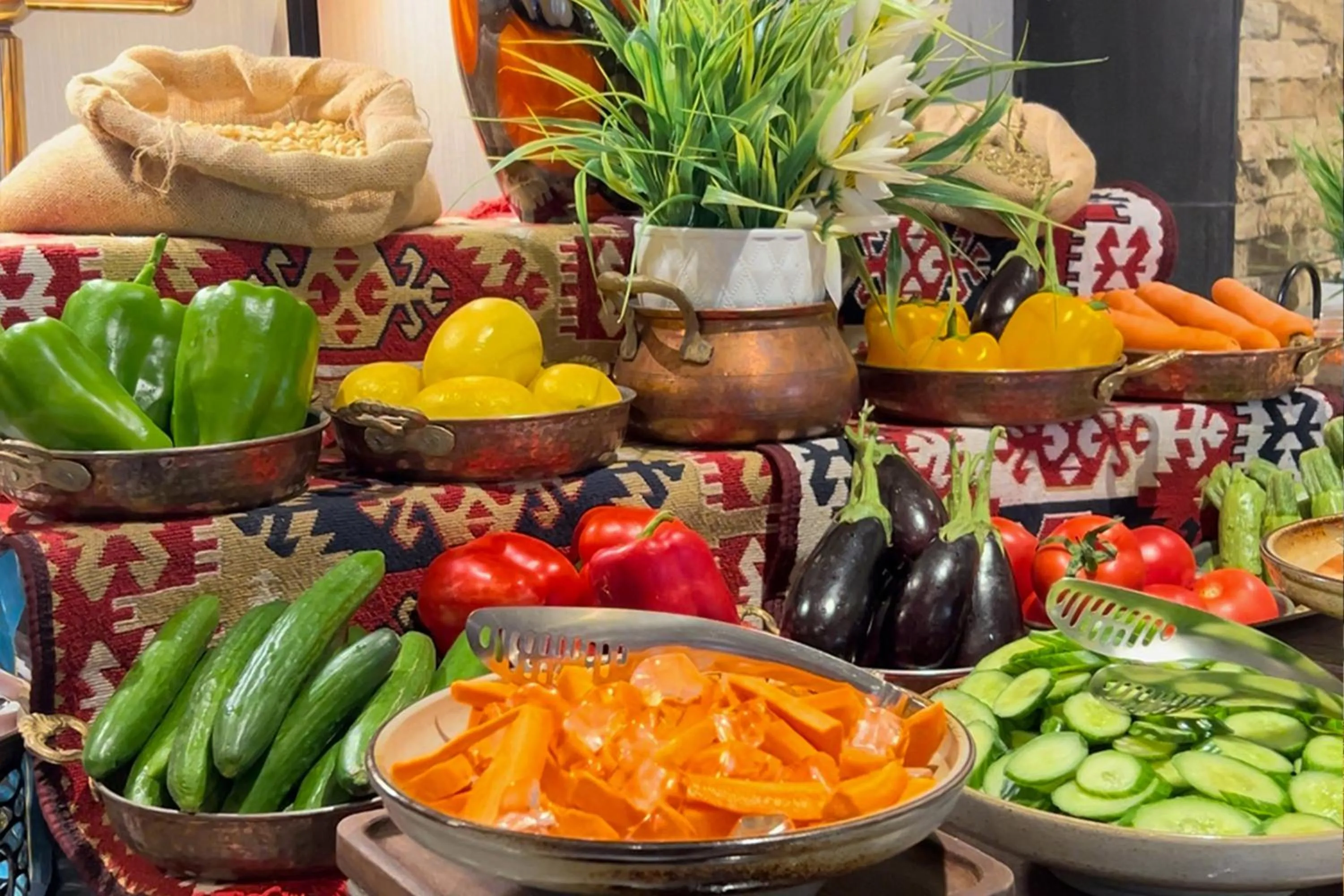 Buffet breakfast in Opal Hotel Amman