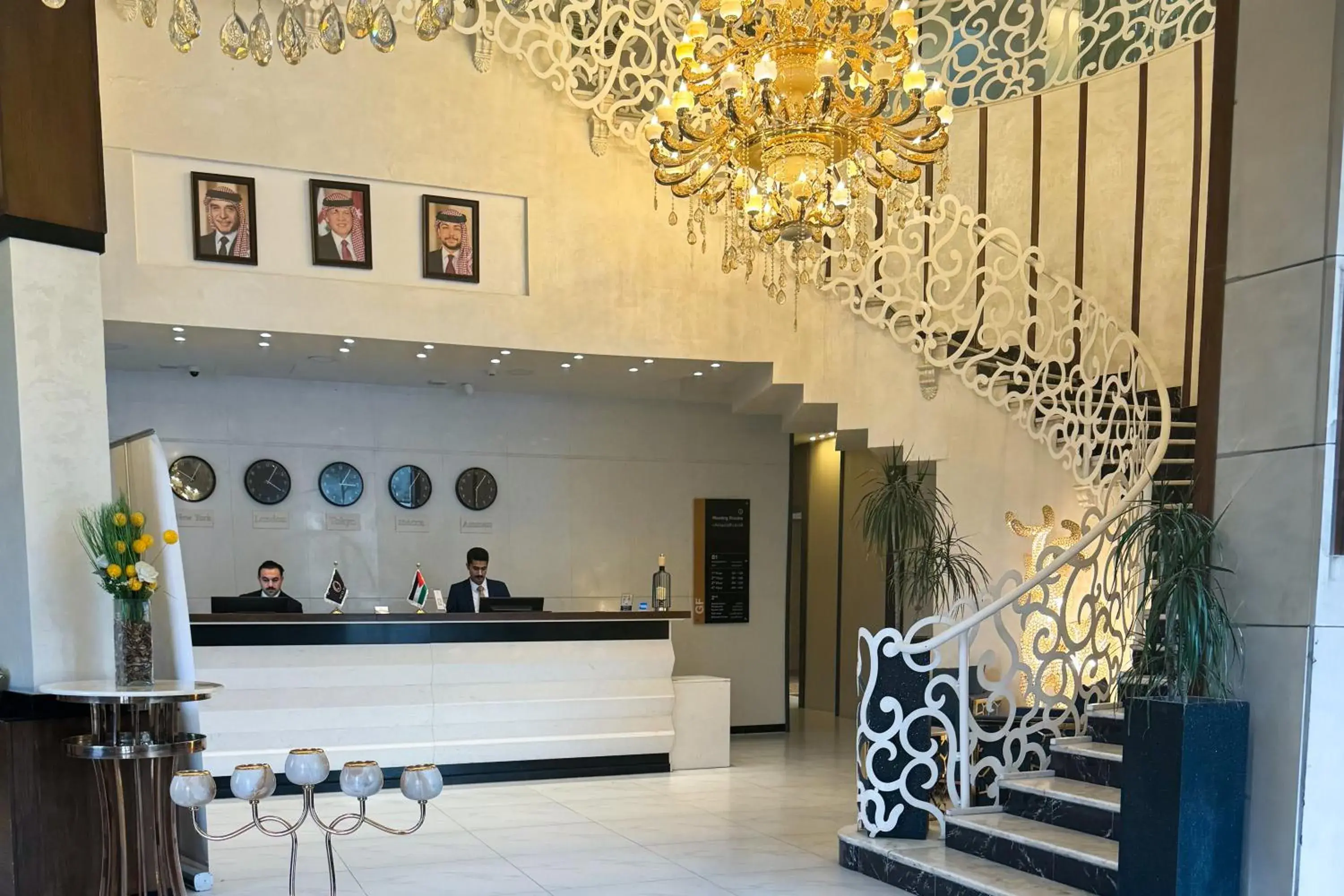 Lobby or reception in Opal Hotel Amman Lobby or reception in Opal Hotel Amman