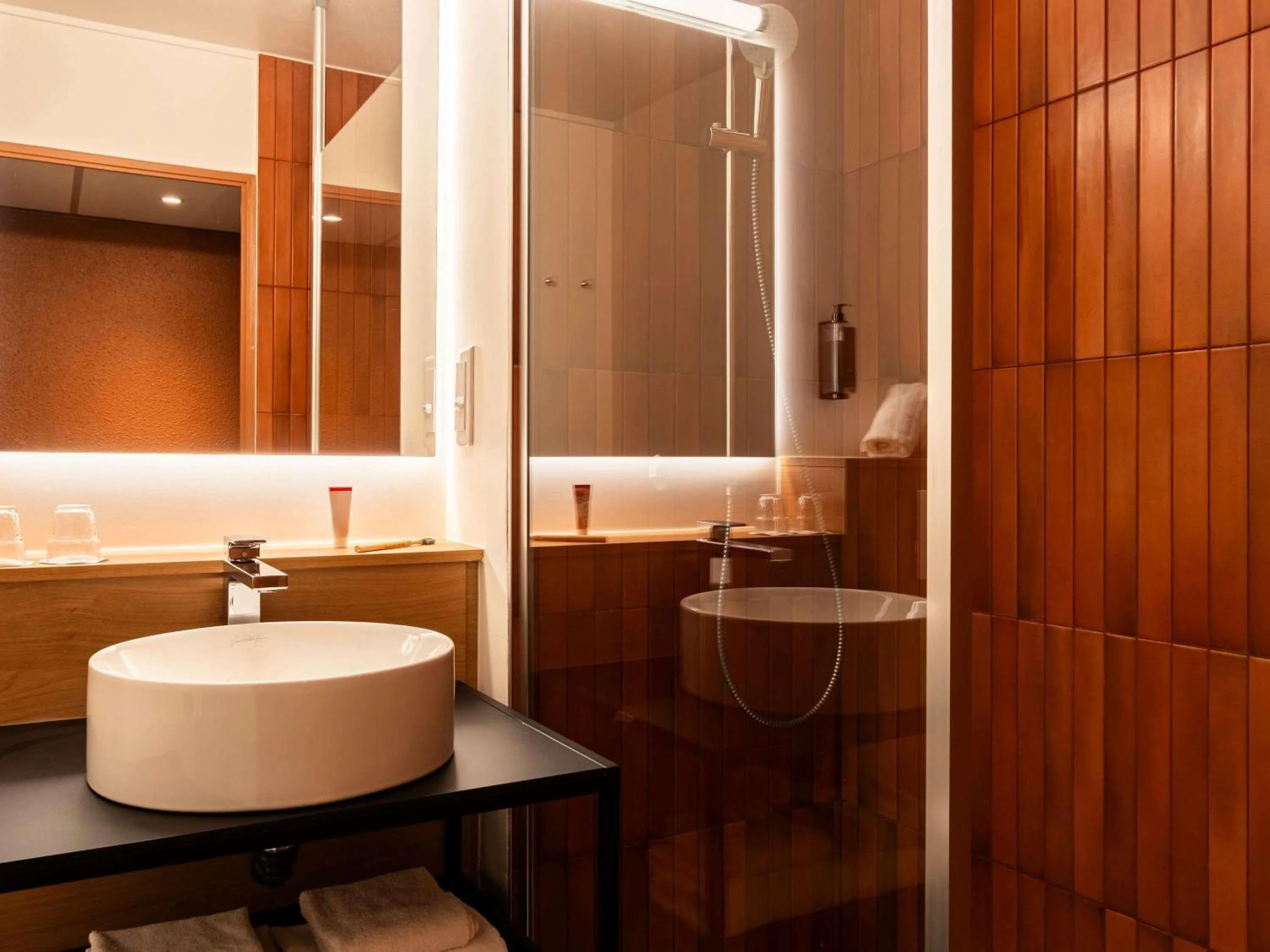 Bathroom in Ibis Styles Lyon Villeurbanne Parc de la Tête d'Or