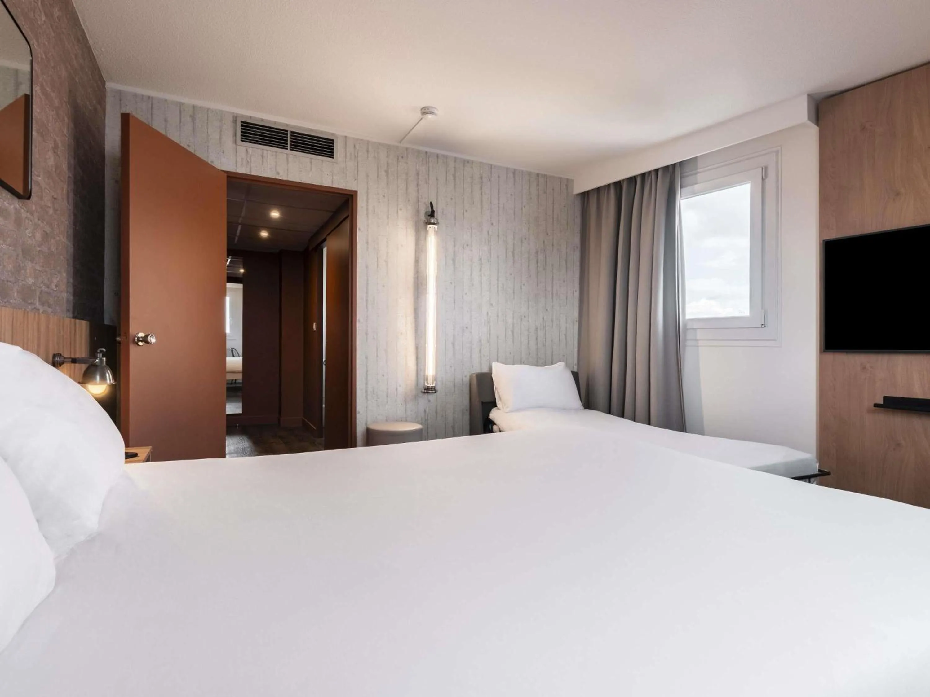 Bed in Ibis Styles Lyon Villeurbanne Parc de la Tête d'Or