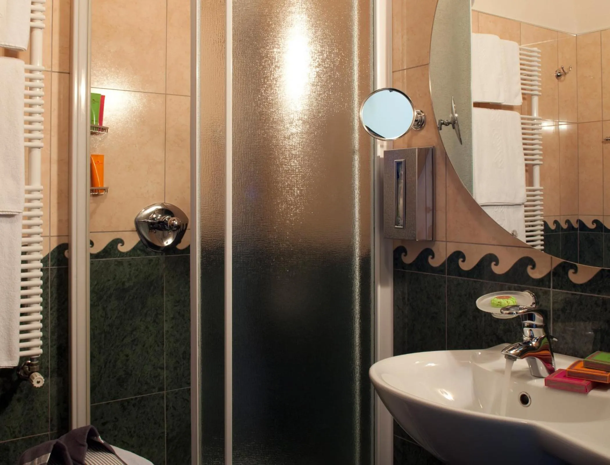 Shower in Hotel Villa Giulia