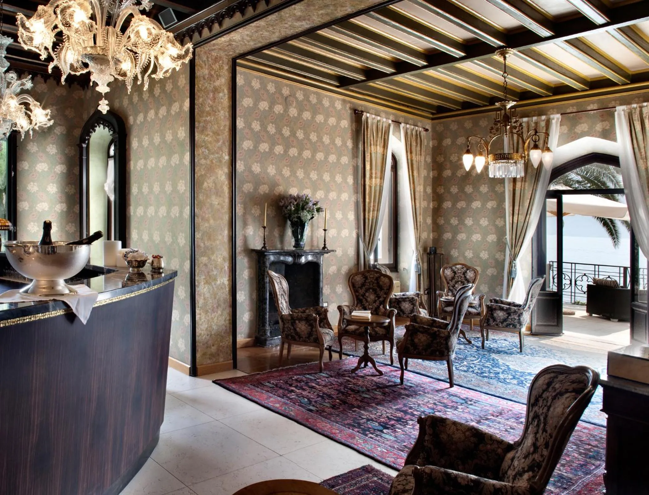 Lobby or reception in Hotel Villa Giulia