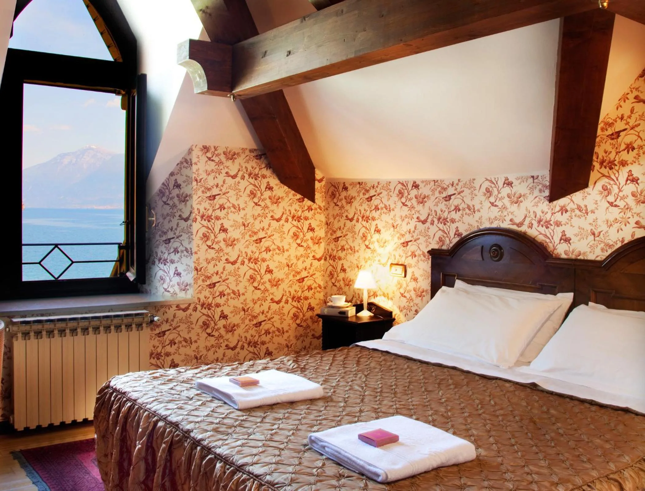 Bed in Hotel Villa Giulia