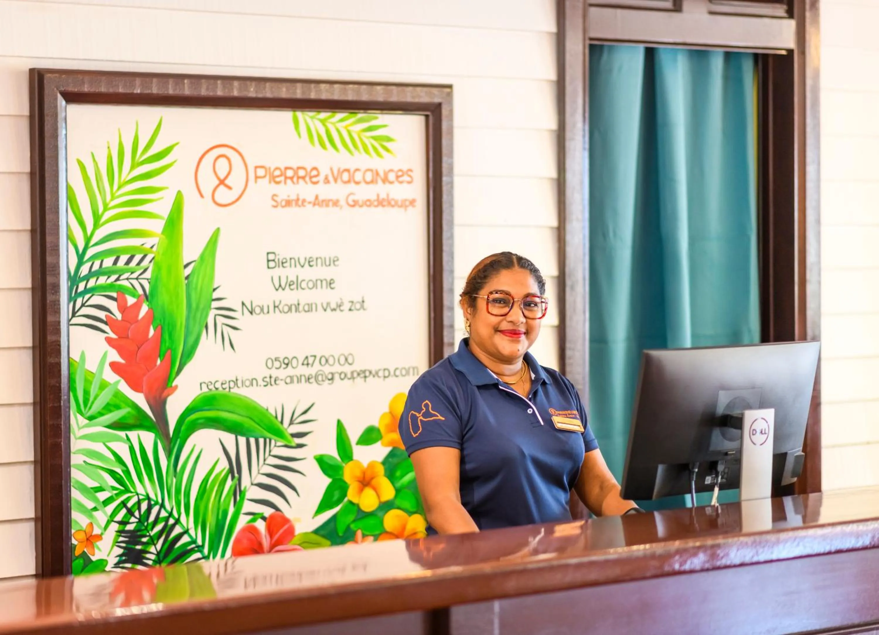 Staff in Village Pierre & Vacances Sainte Anne