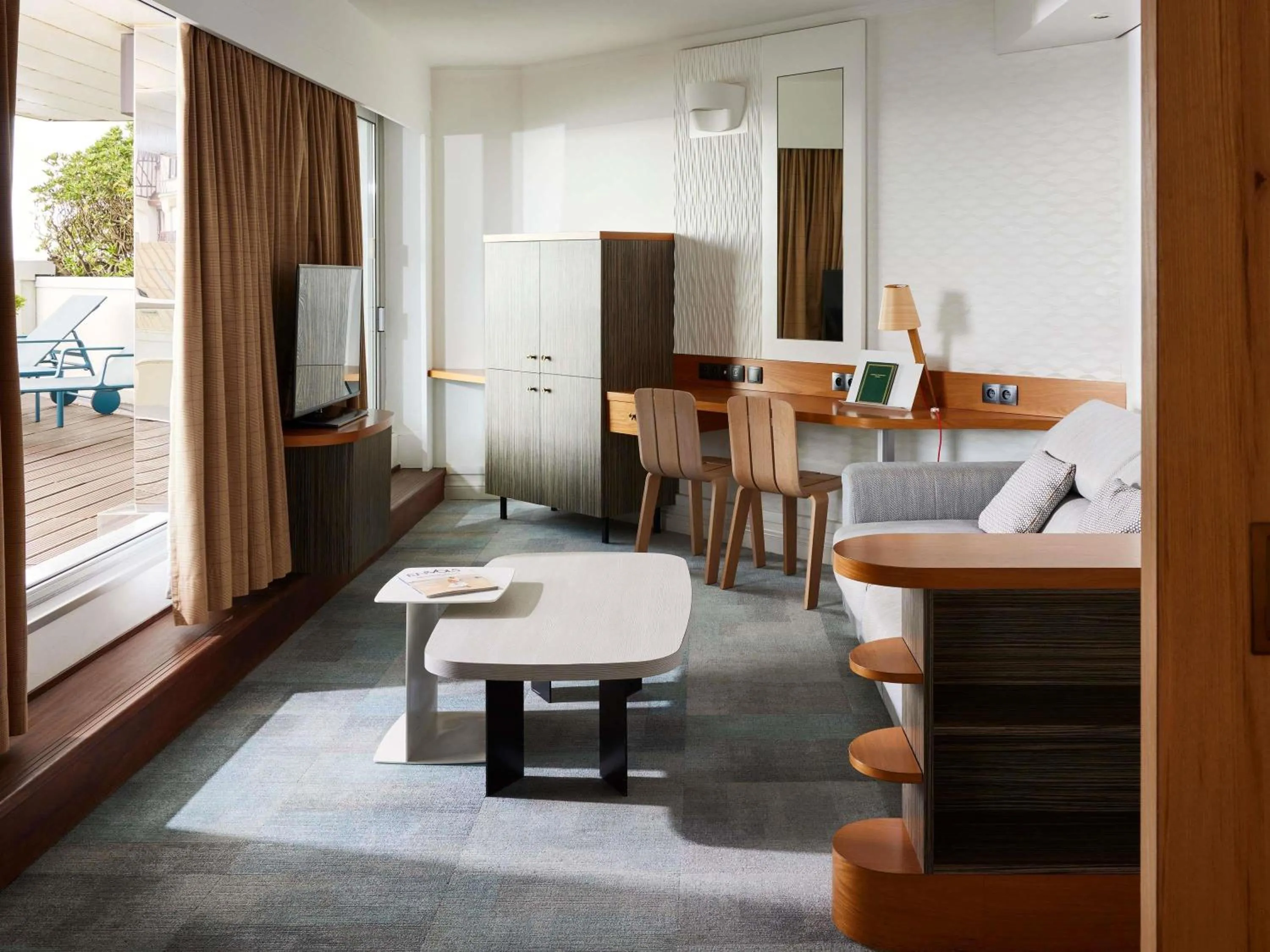 Bedroom in Sofitel Biarritz Le Miramar Thalassa