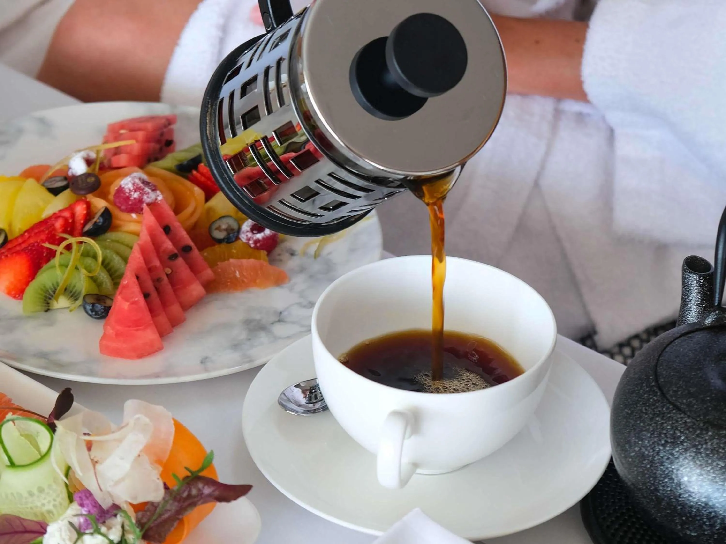 Breakfast in Sofitel Biarritz Le Miramar Thalassa