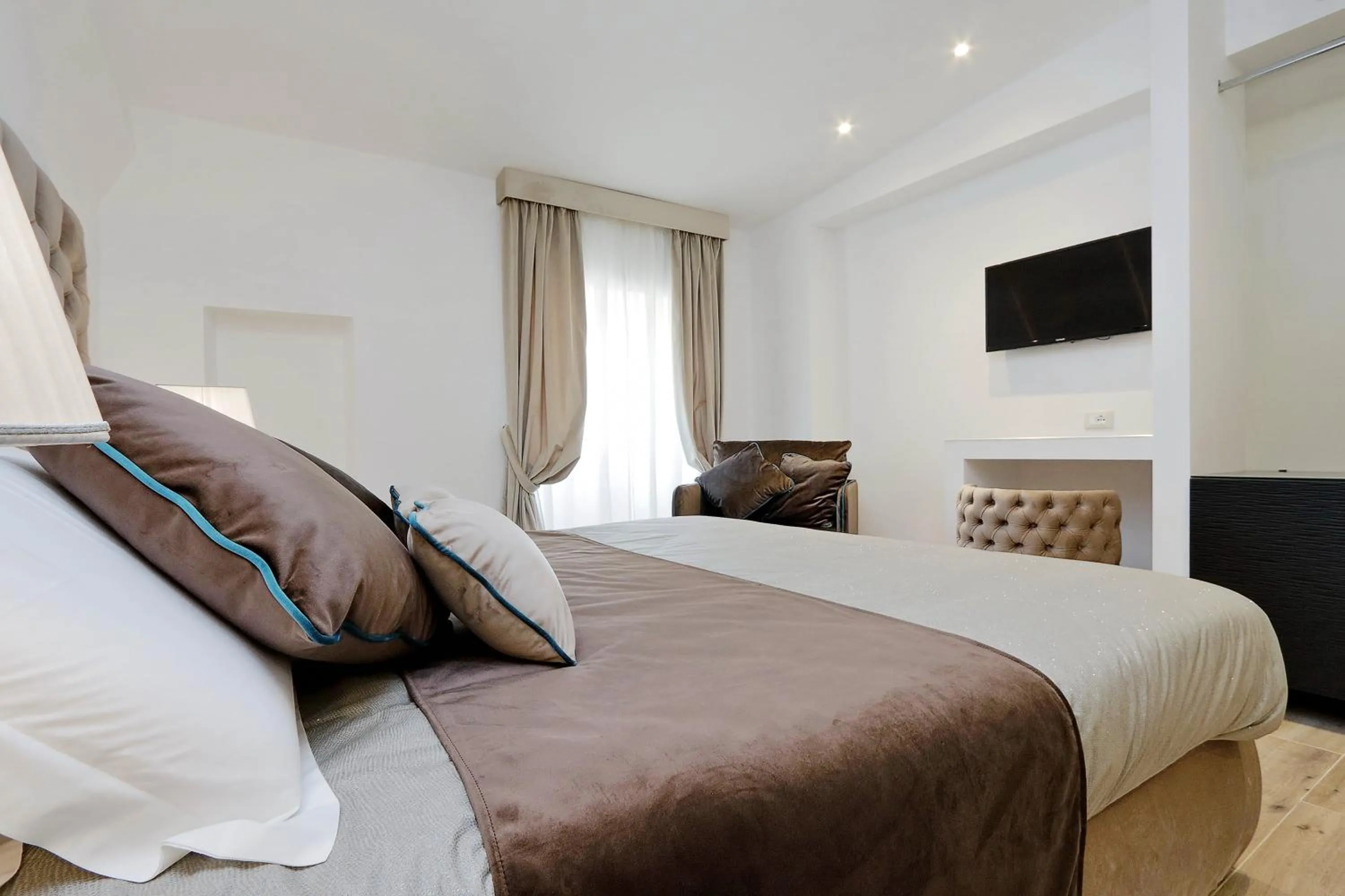 Bed in Relais Aquarium