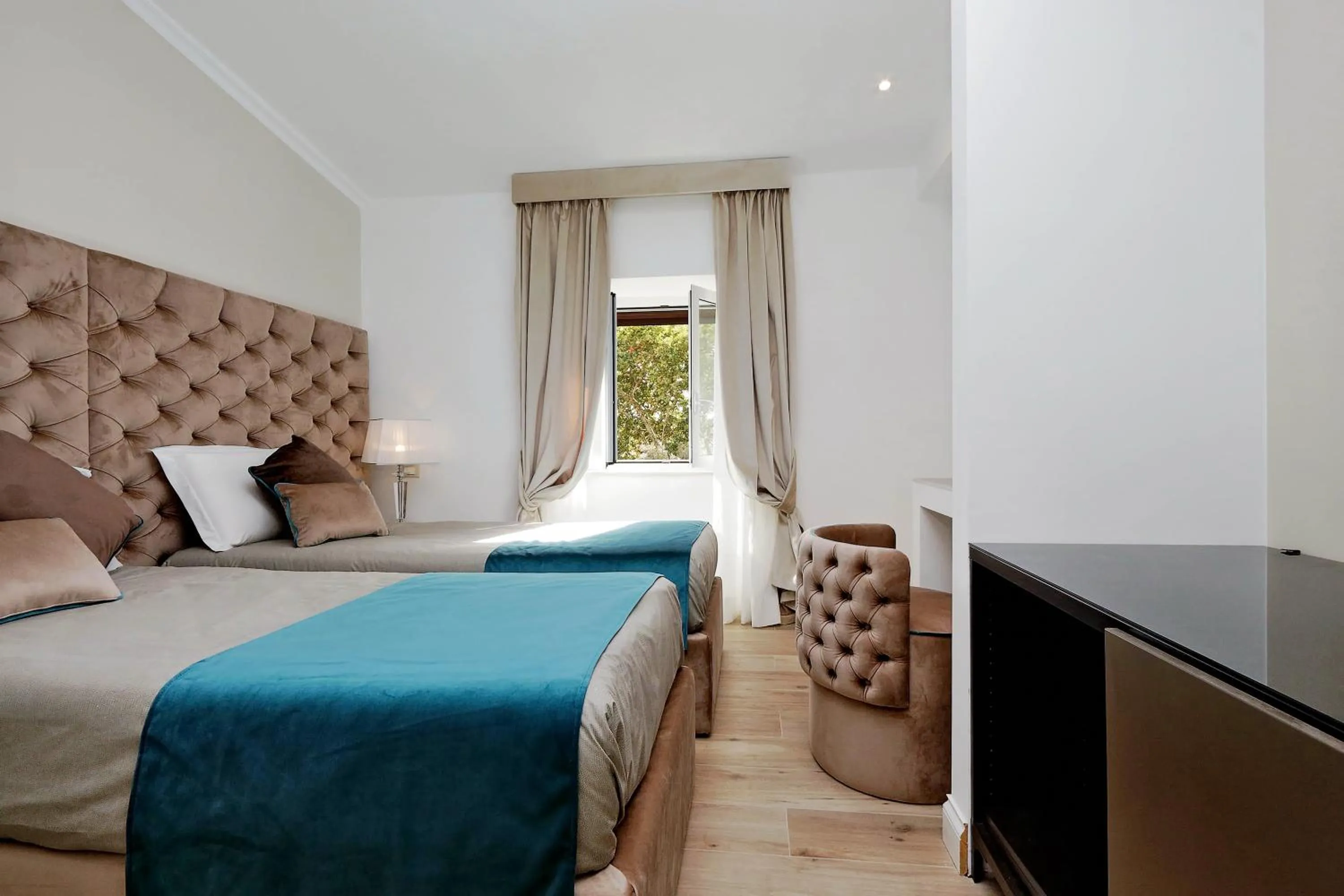 Bed in Relais Aquarium