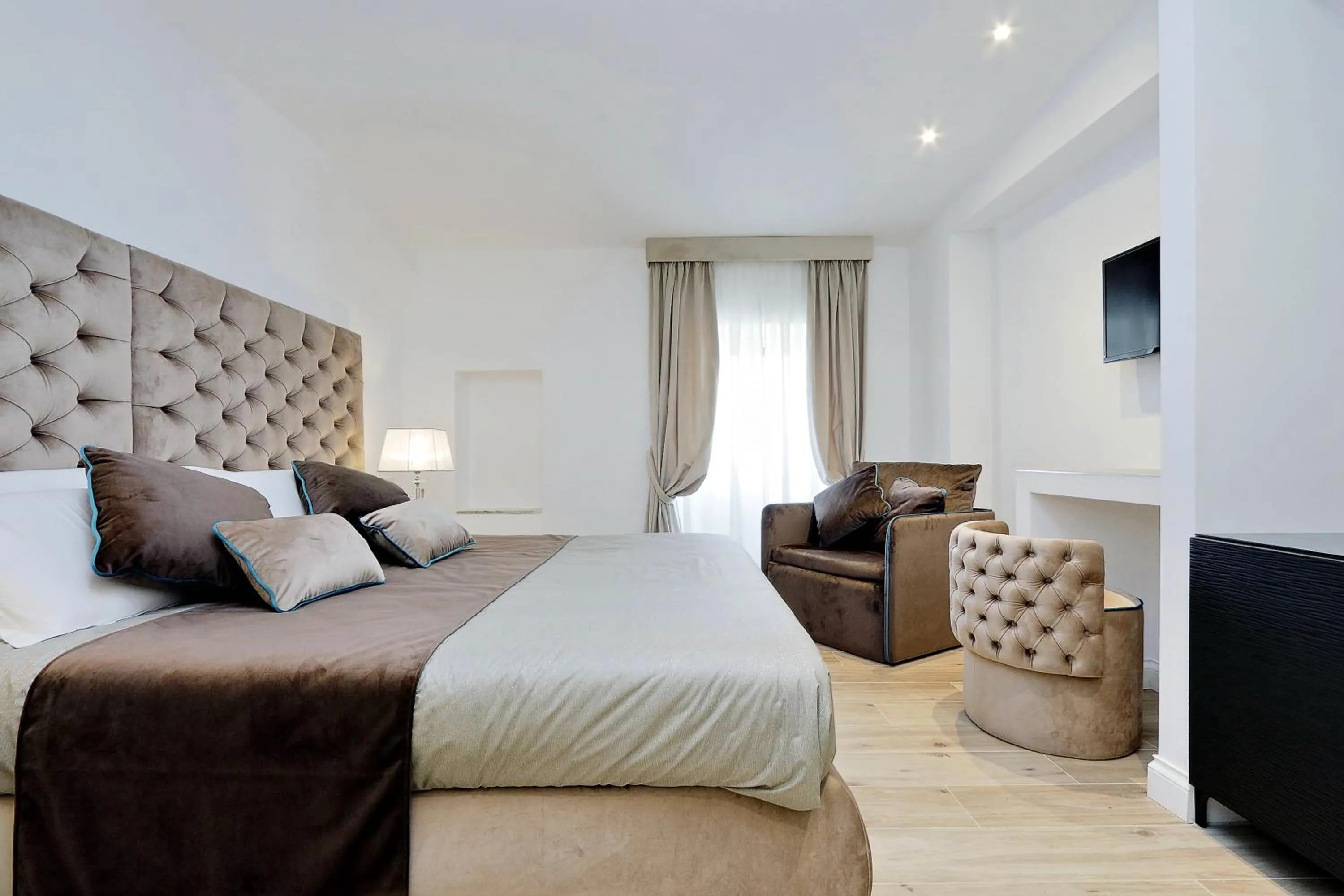 Bed in Relais Aquarium