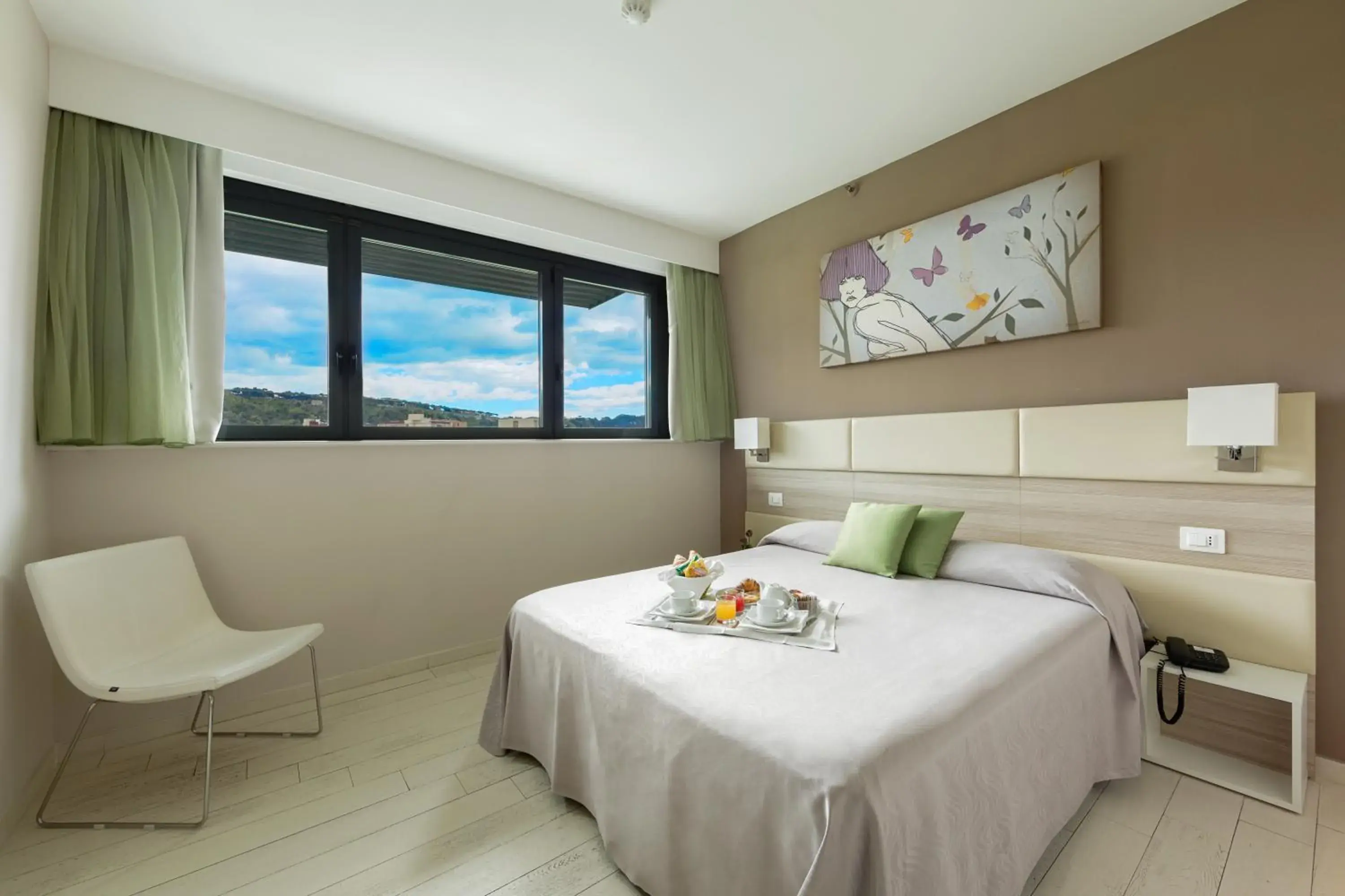 Bed in Hotel Cristina Bed in Hotel Cristina