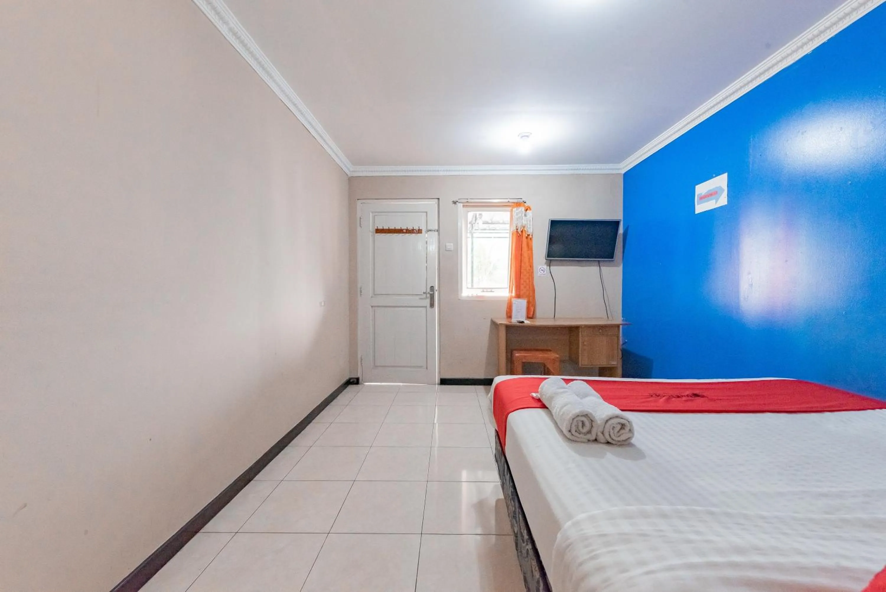 Bed in RedDoorz Syariah At Cibadak Sukabumi