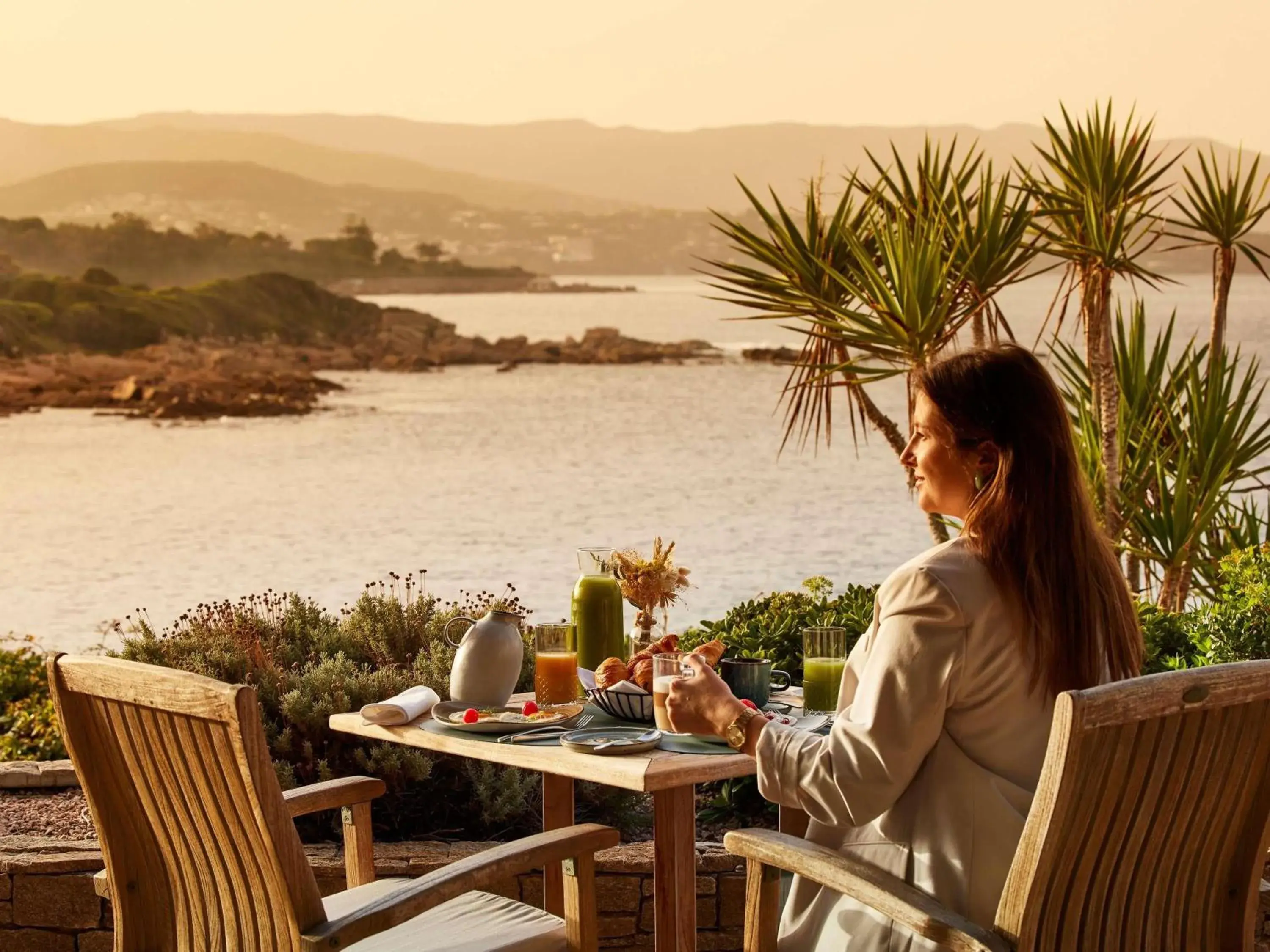 Breakfast in Sofitel Golfe d'Ajaccio Thalassa Sea & Spa Breakfast in Sofitel Golfe d'Ajaccio Thalassa Sea & Spa