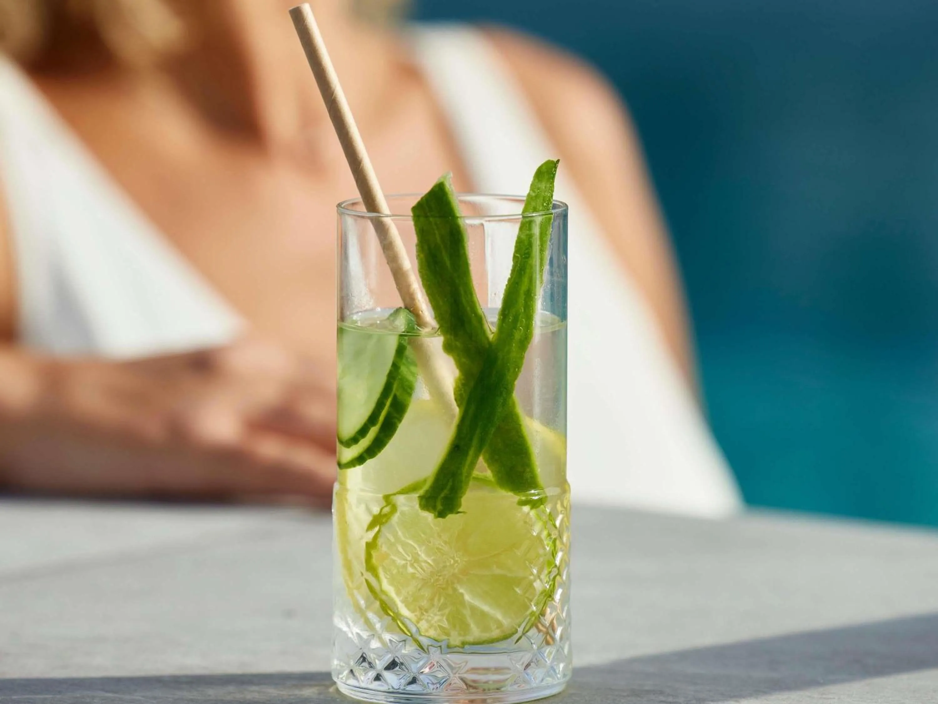 Pool view in Sofitel Golfe d'Ajaccio Thalassa Sea & Spa