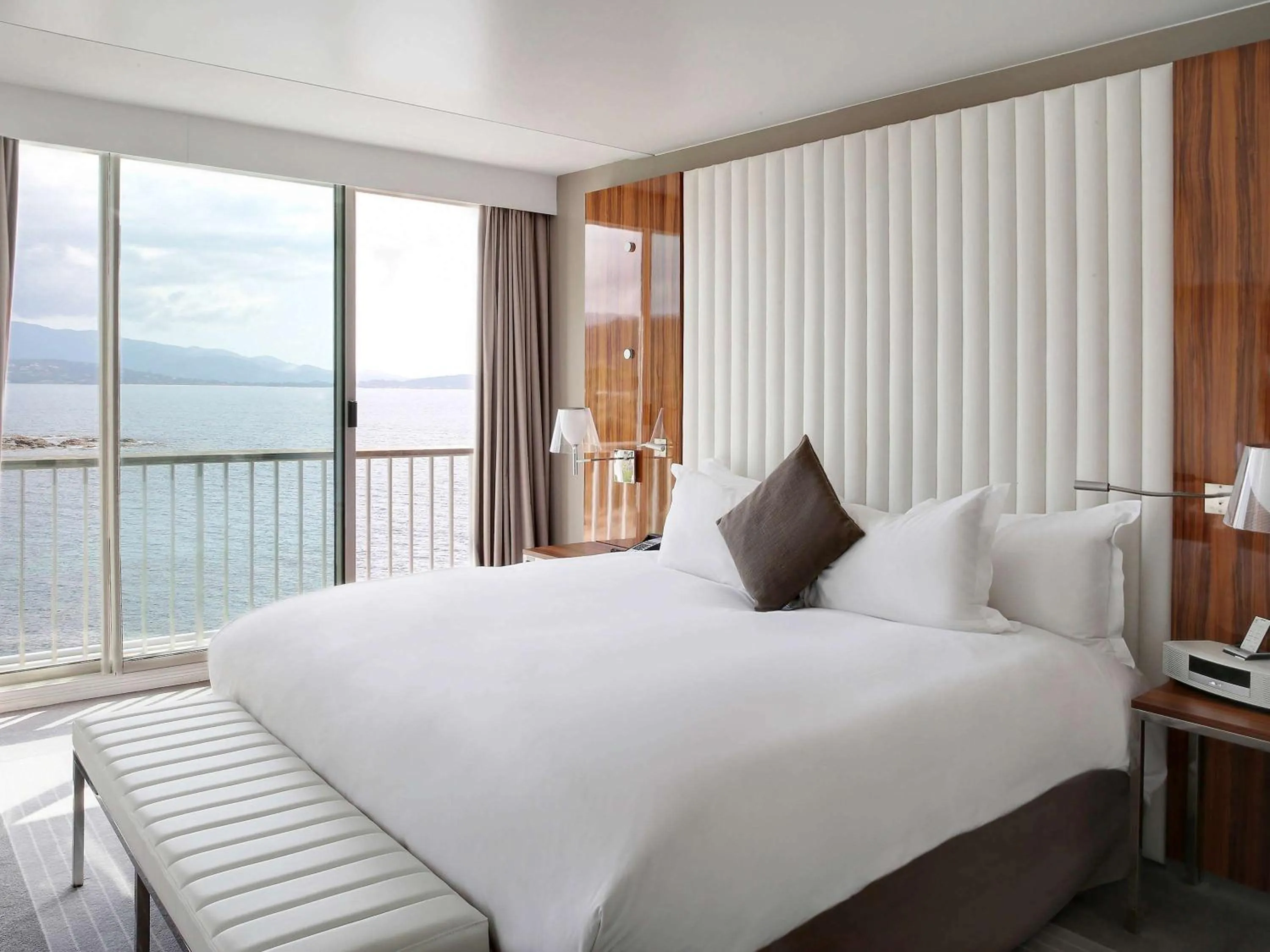 Photo of the whole room, Bed in Sofitel Golfe d'Ajaccio Thalassa Sea & Spa