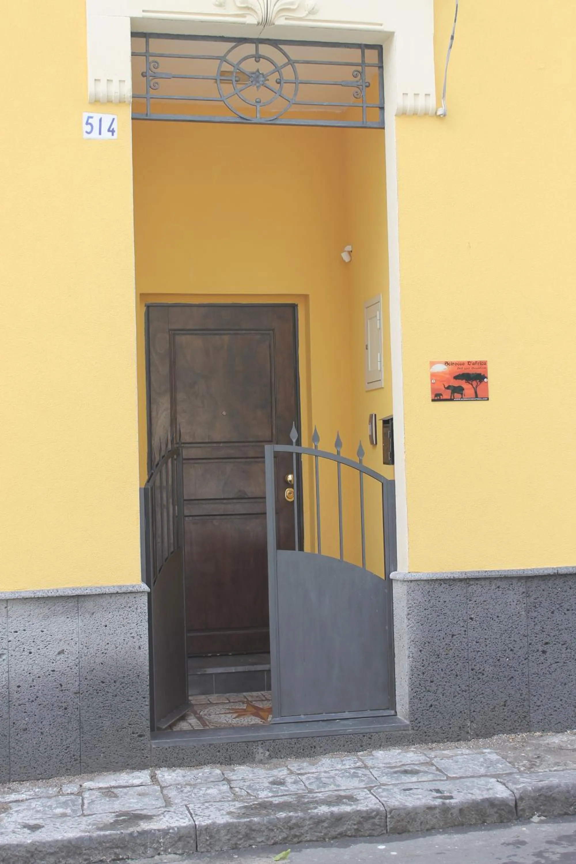 Facade/entrance in B&B Scirocco D'Africa