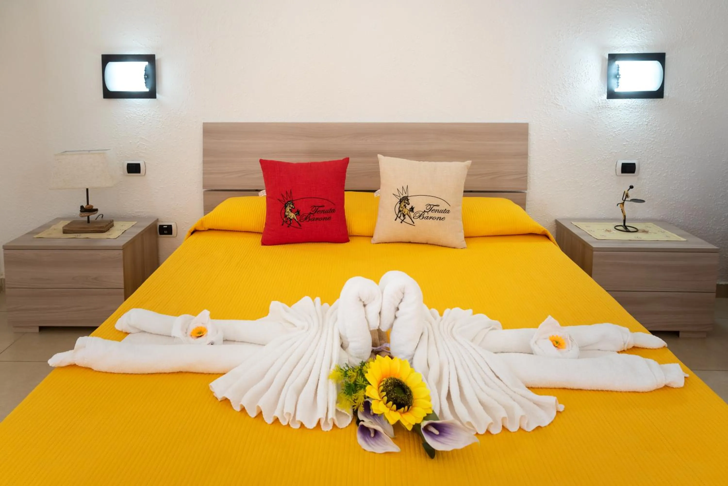 Bedroom, Bed in B&B Tenuta Barone