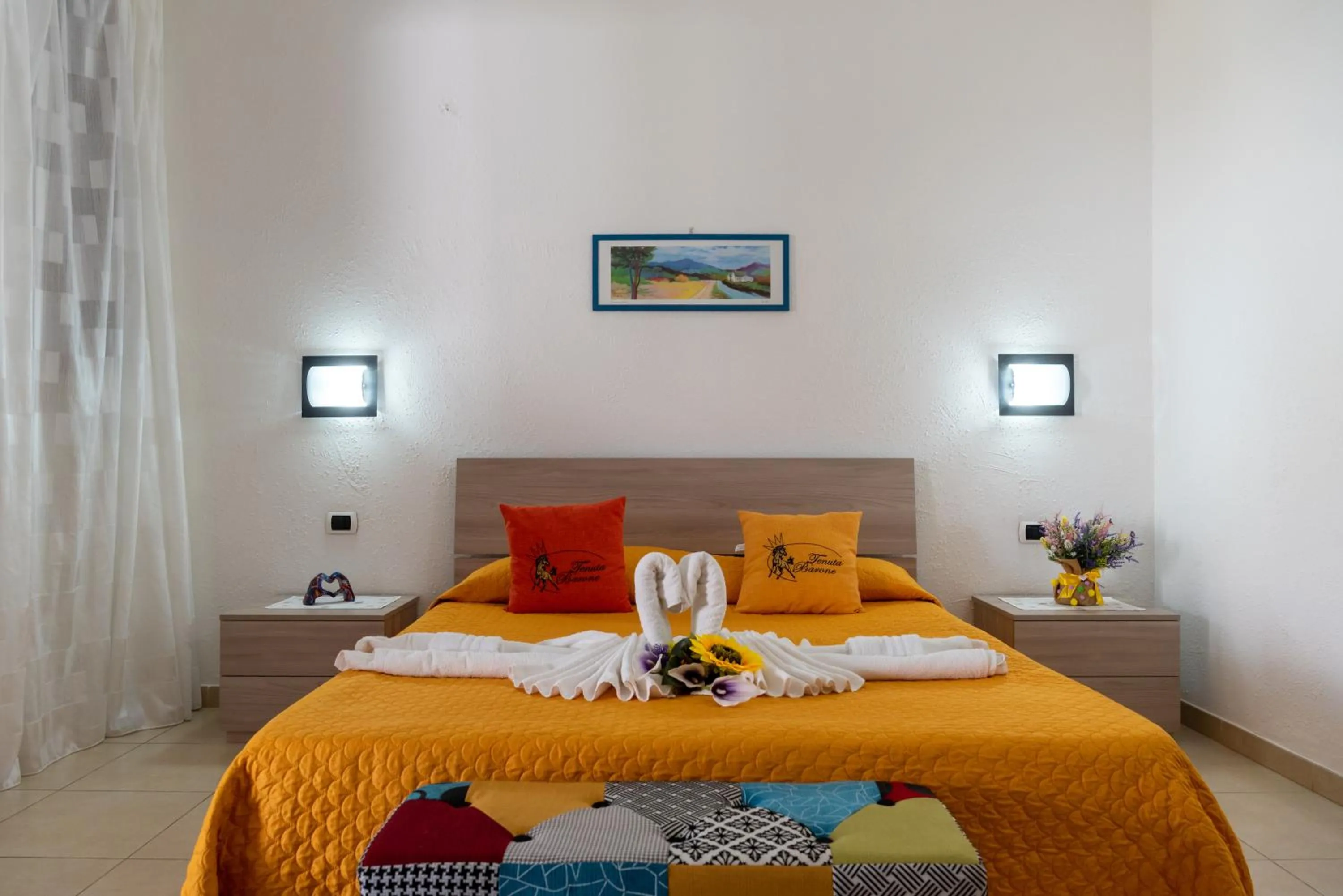 Bedroom, Bed in B&B Tenuta Barone