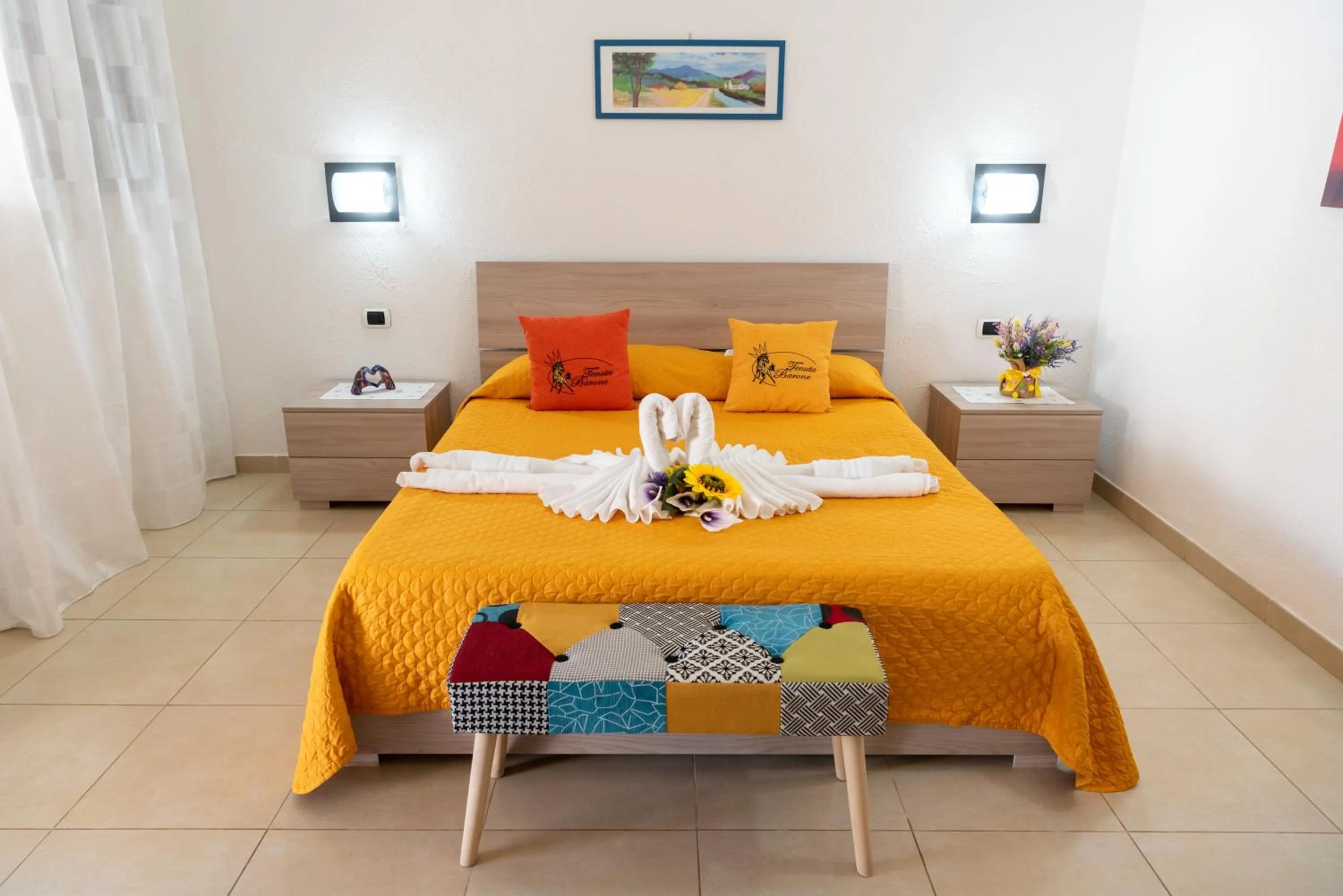 Bed in B&B Tenuta Barone