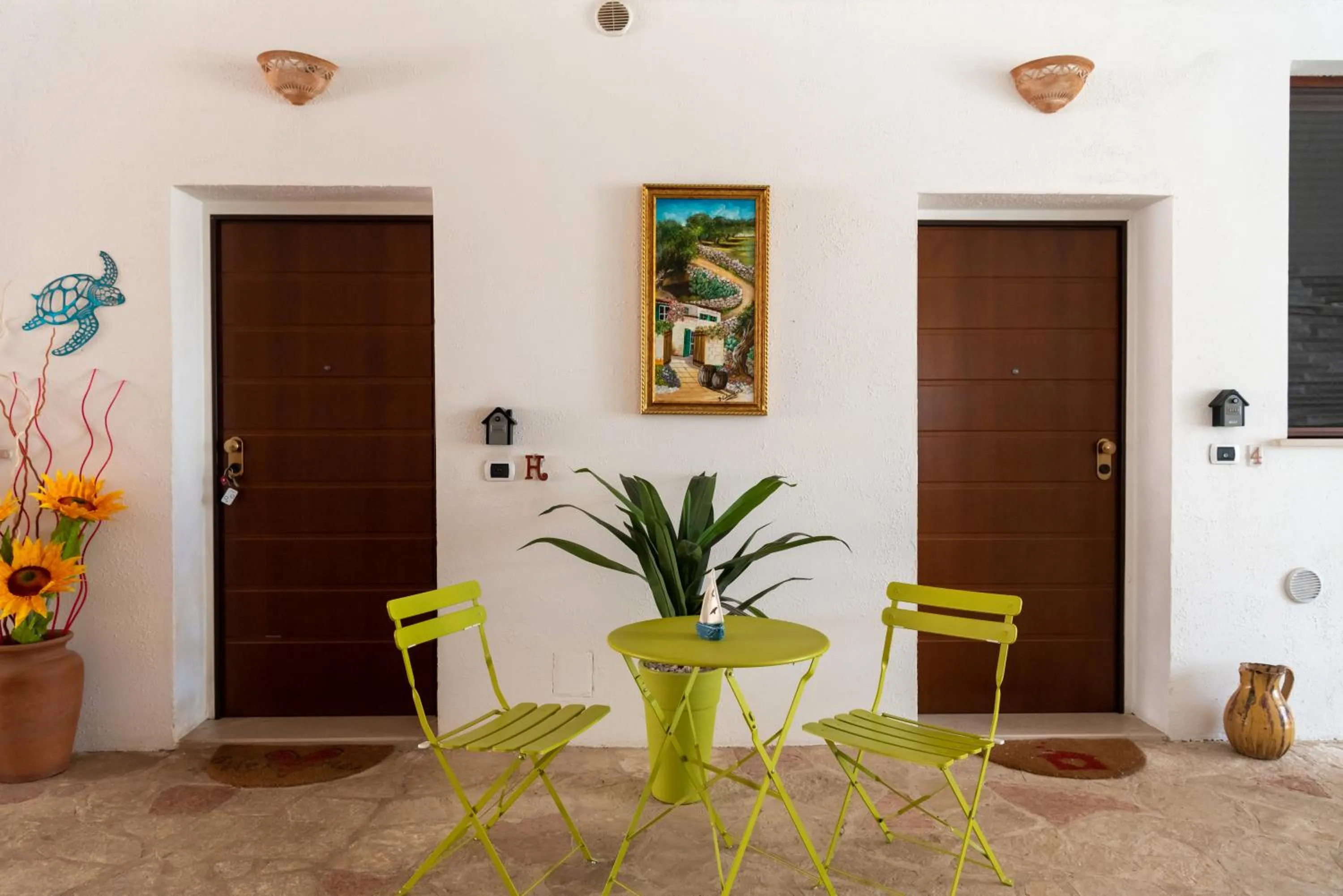 Decorative detail in B&B Tenuta Barone