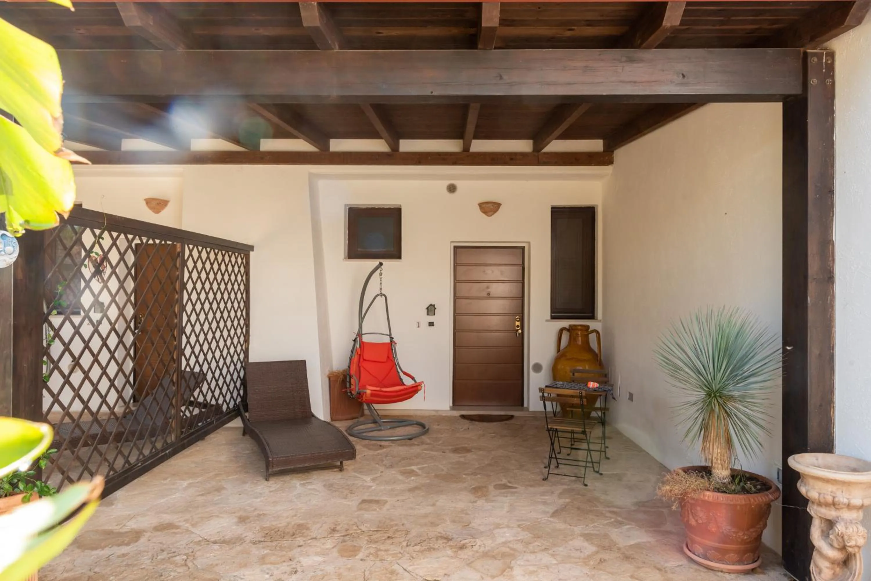 Garden view in B&B Tenuta Barone