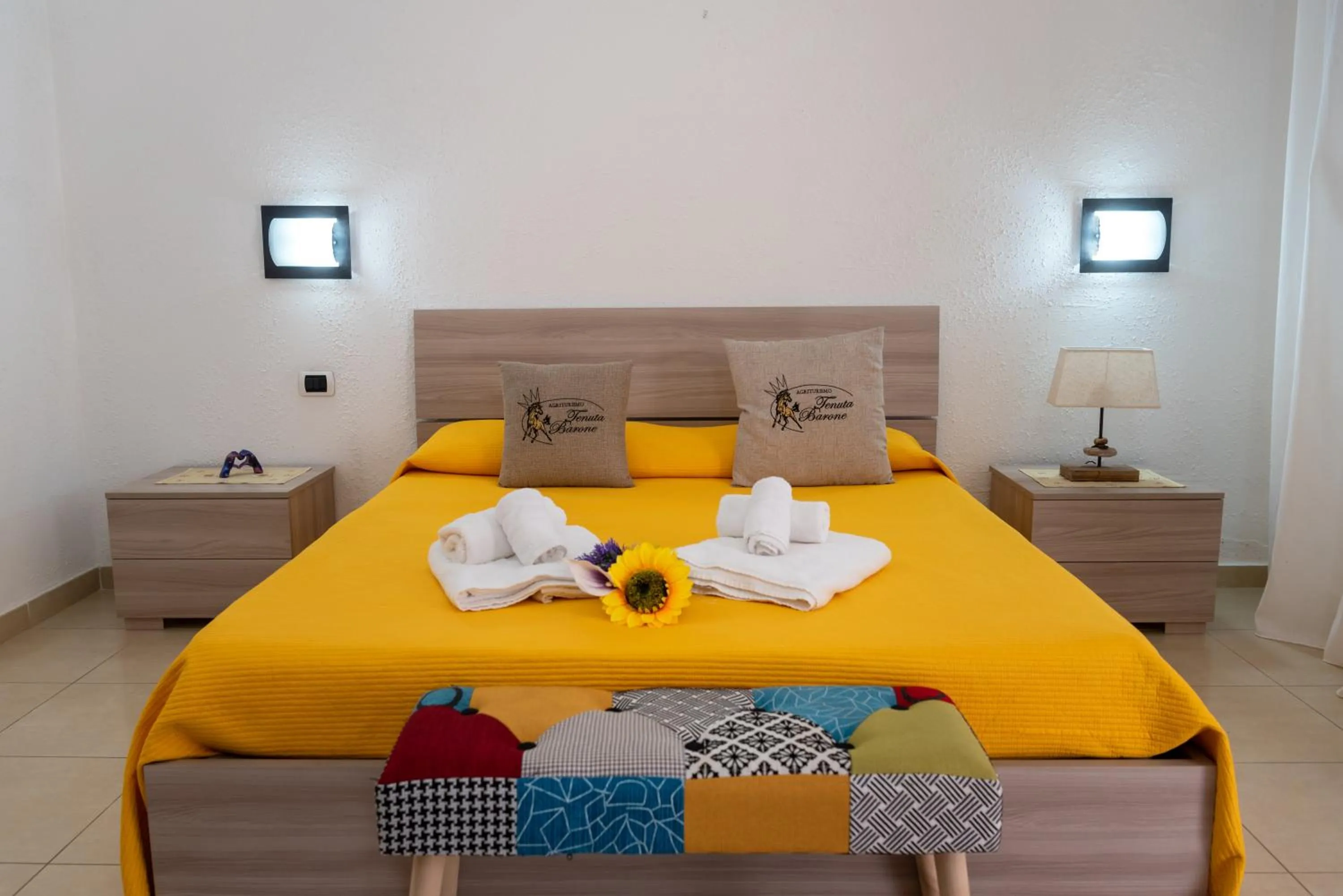 Bedroom, Bed in B&B Tenuta Barone