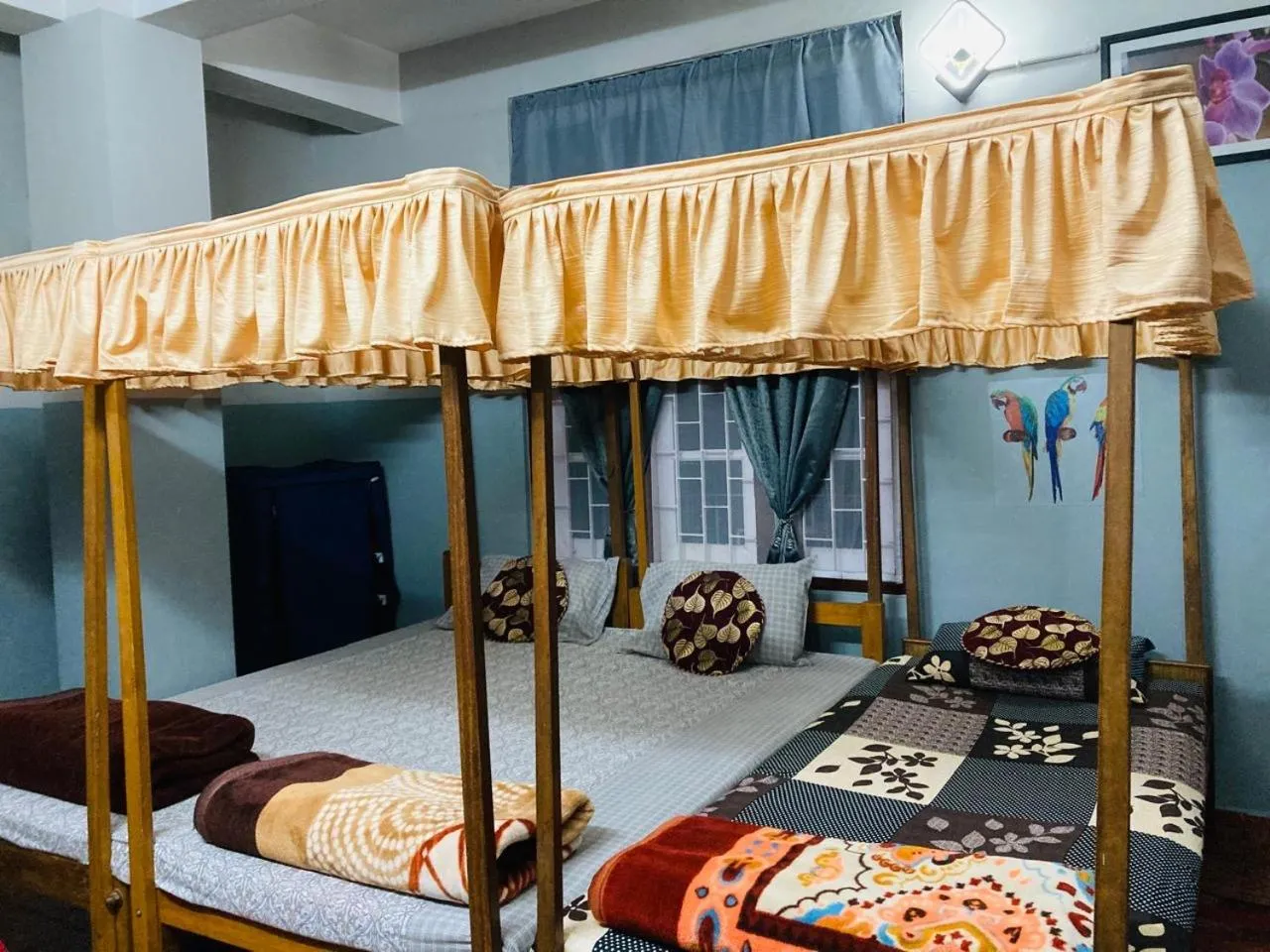 Bed in Namaskar Lodge and Homestay