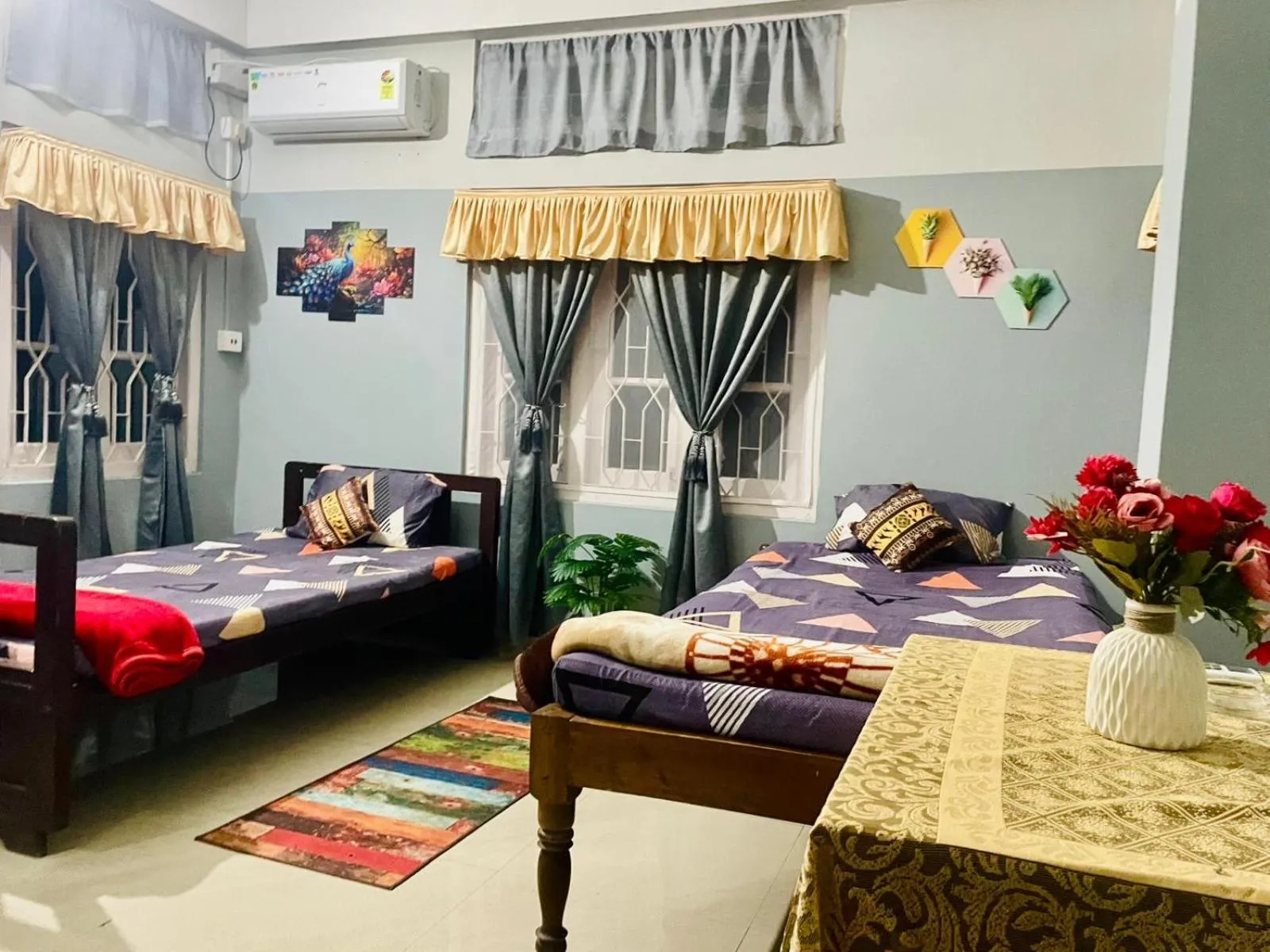 Bed in Namaskar Lodge and Homestay