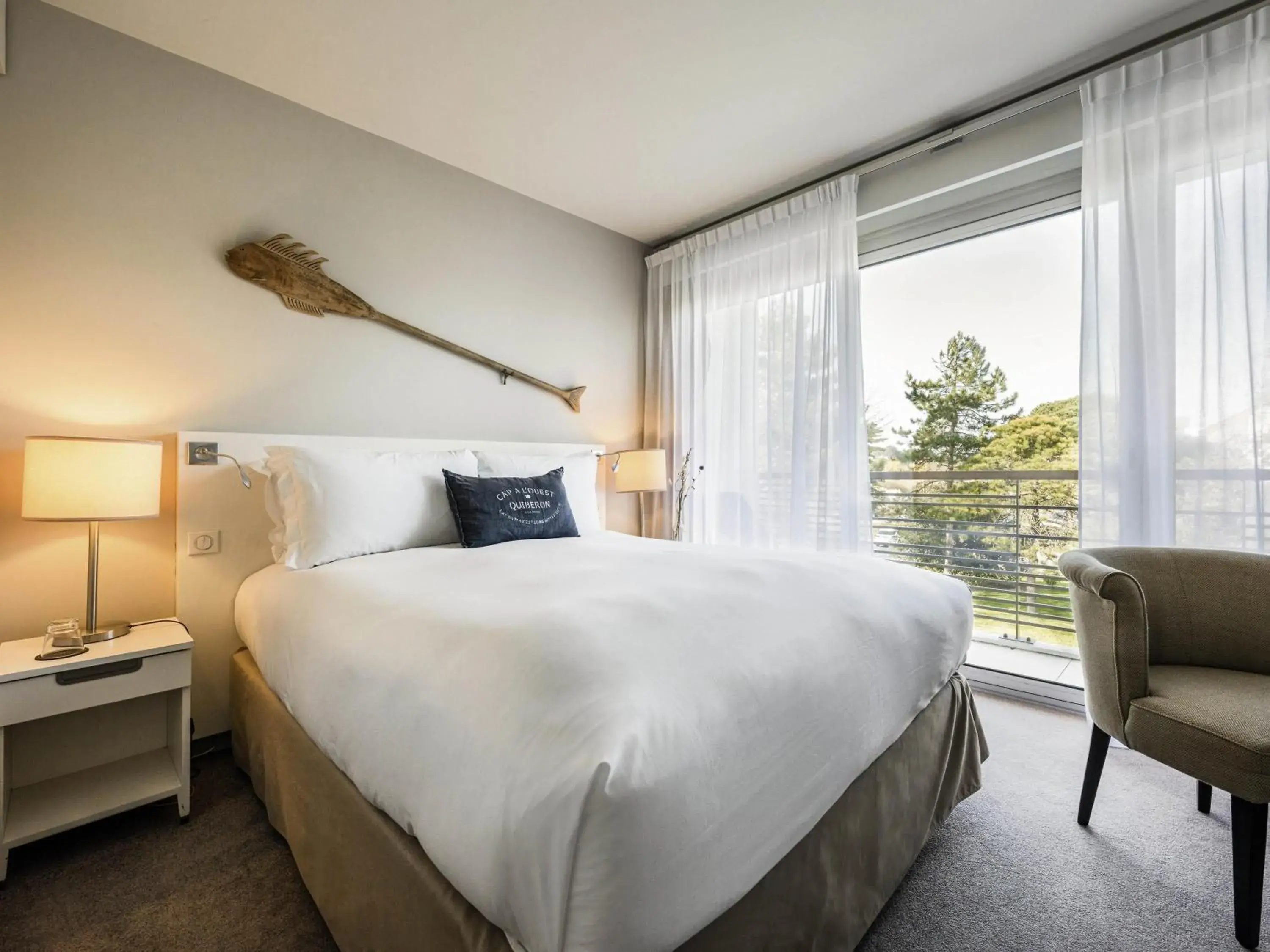 Bedroom, Bed in Sofitel Quiberon Thalassa sea & spa Bedroom, Bed in Sofitel Quiberon Thalassa sea & spa