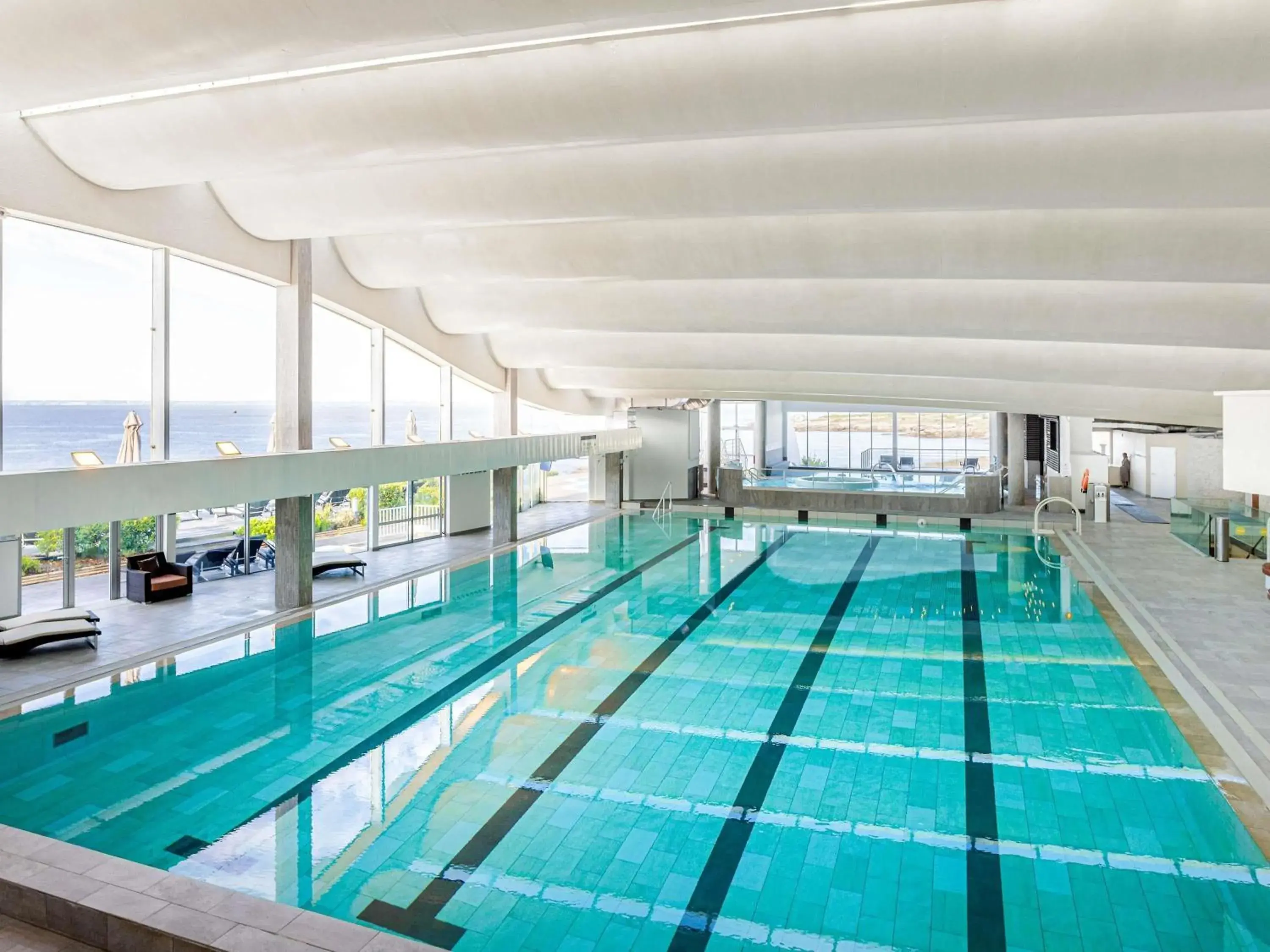 Pool view in Sofitel Quiberon Thalassa sea & spa Pool view in Sofitel Quiberon Thalassa sea & spa