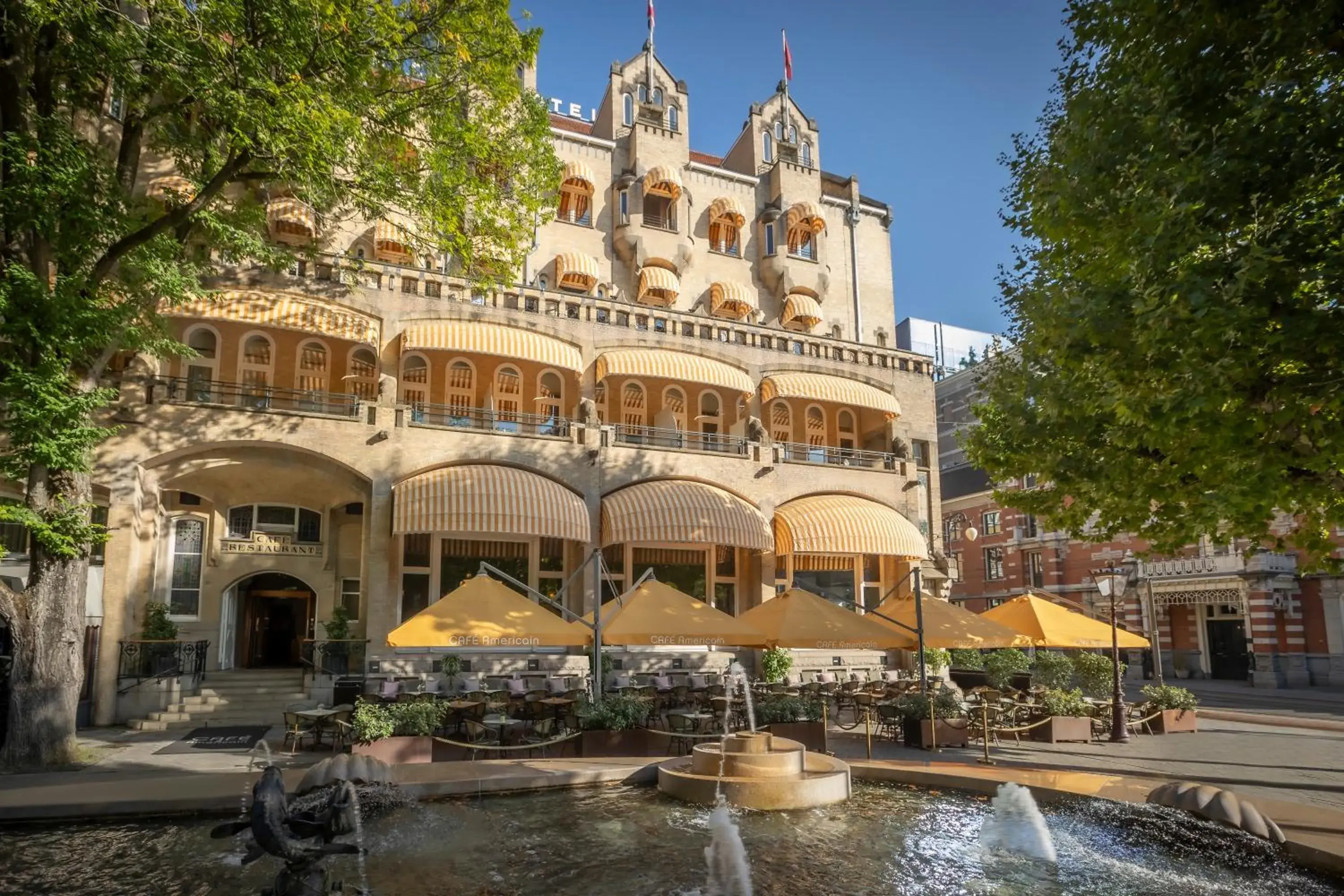 Property building in Clayton Hotel Amsterdam American Property building in Clayton Hotel Amsterdam American