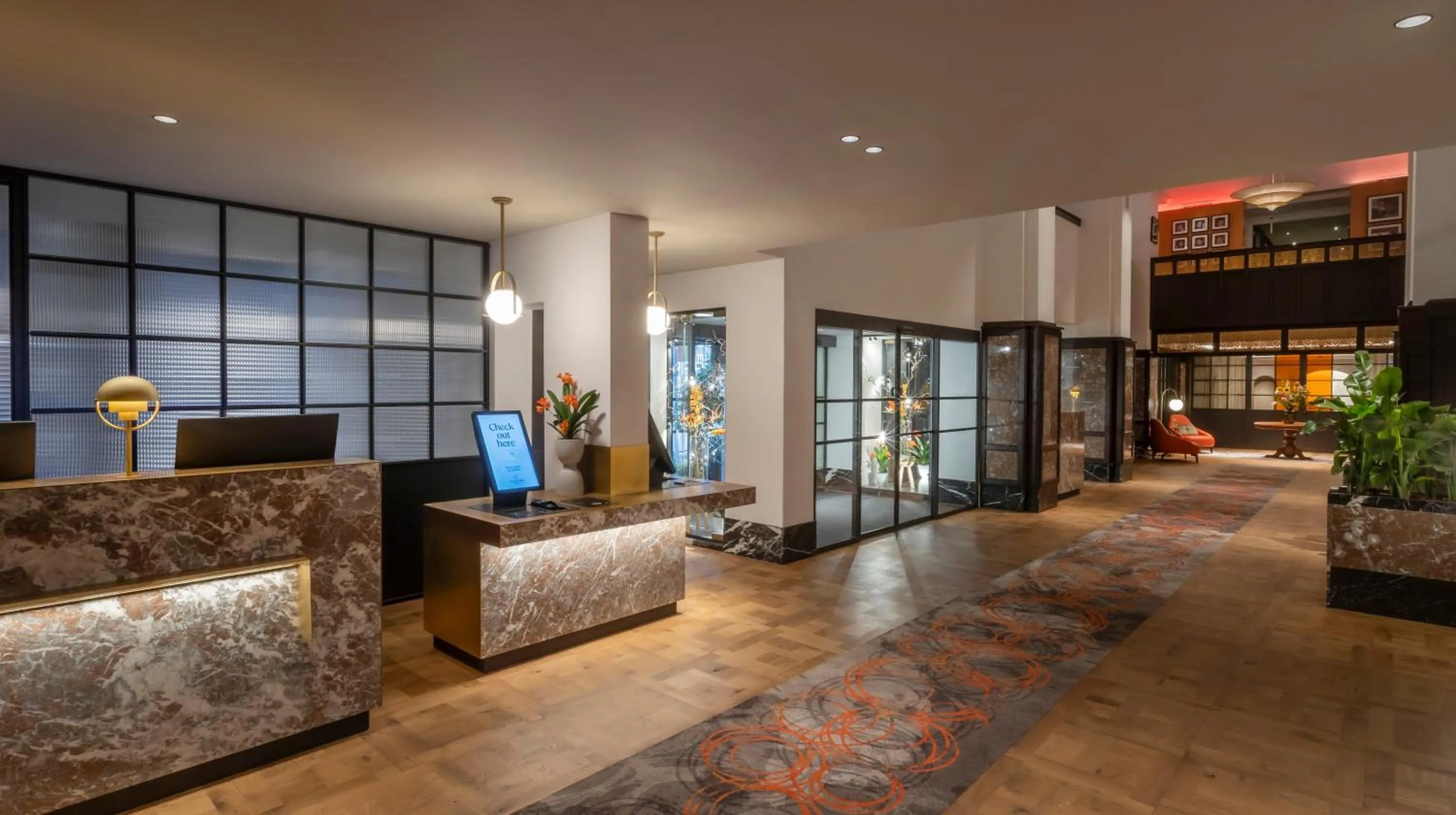 Lobby or reception in Clayton Hotel Amsterdam American