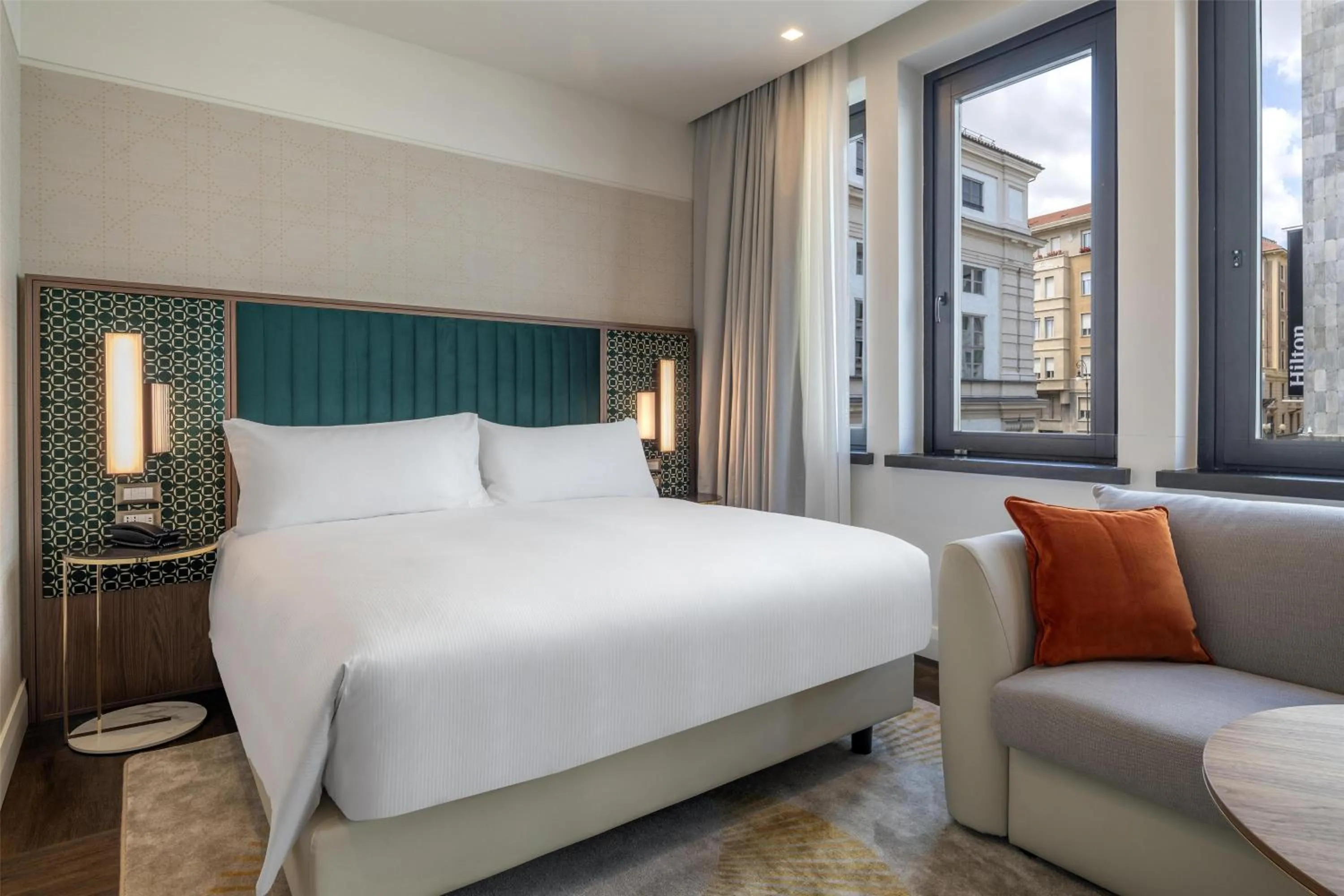 Bed in Hilton Turin Centre