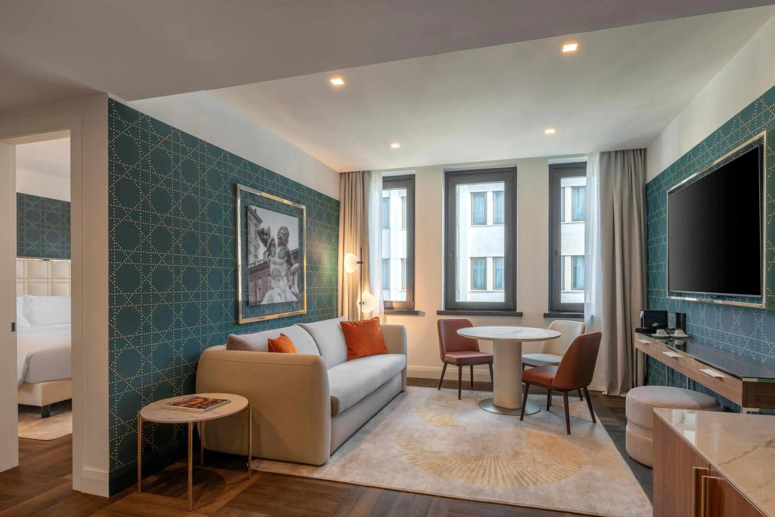 Living room in Hilton Turin Centre