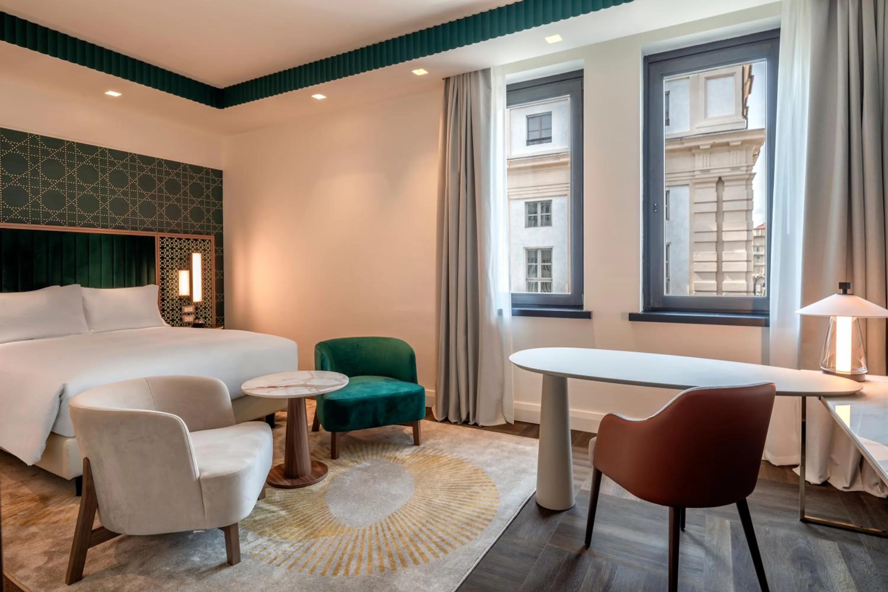 Bedroom, Bed in Hilton Turin Centre