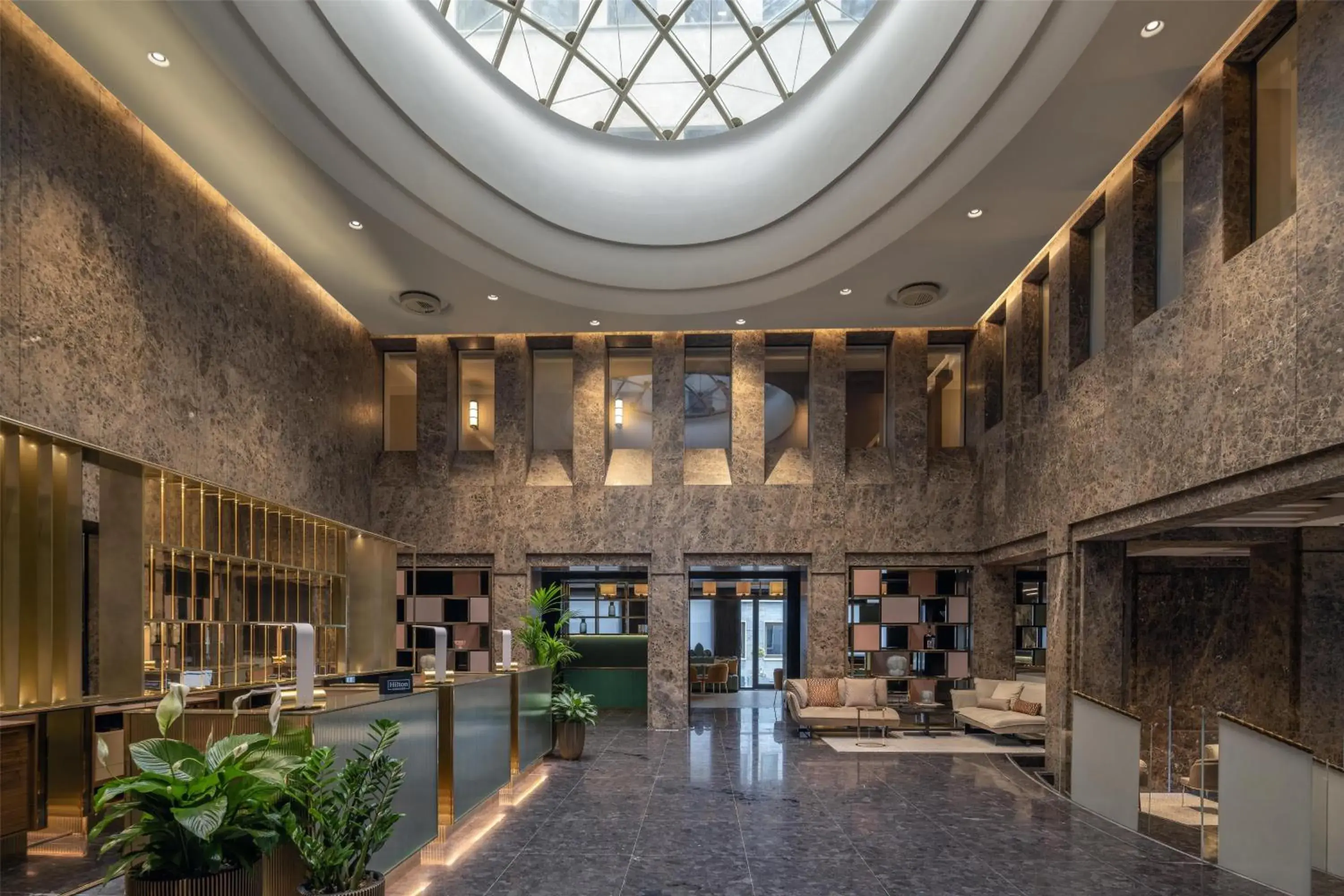 Lobby or reception in Hilton Turin Centre Lobby or reception in Hilton Turin Centre